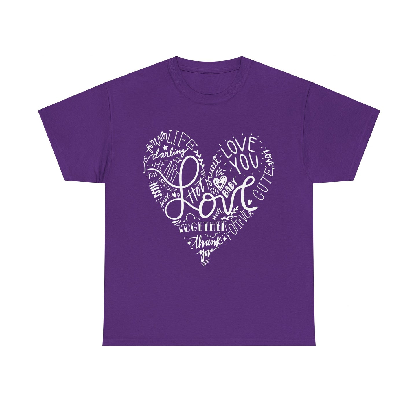 Valentine's Day Heart Unisex Graphic T-Shirt, Sizes S-5XL