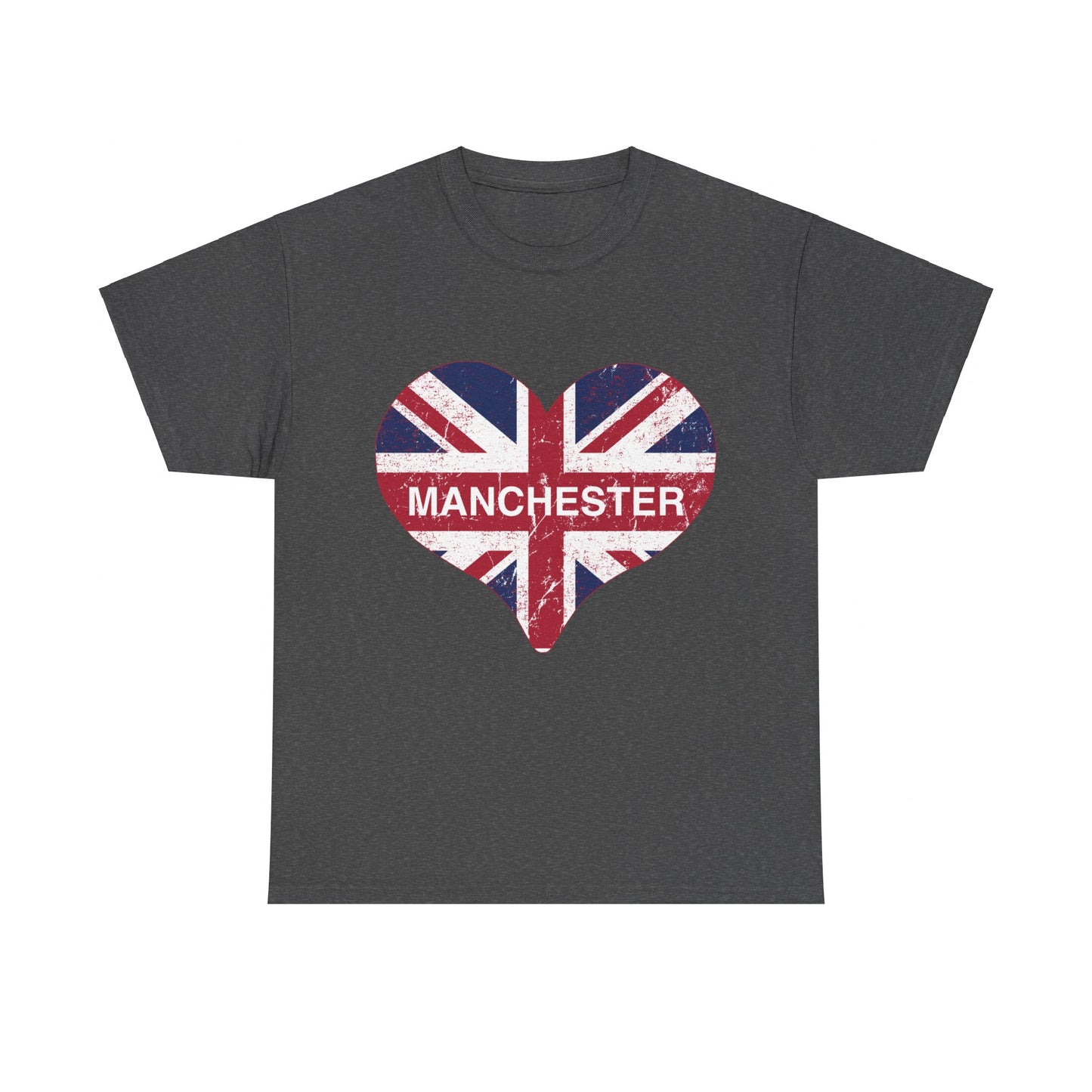 I Love Manchester Unisex Graphic T-Shirt, Sizes S-5XL