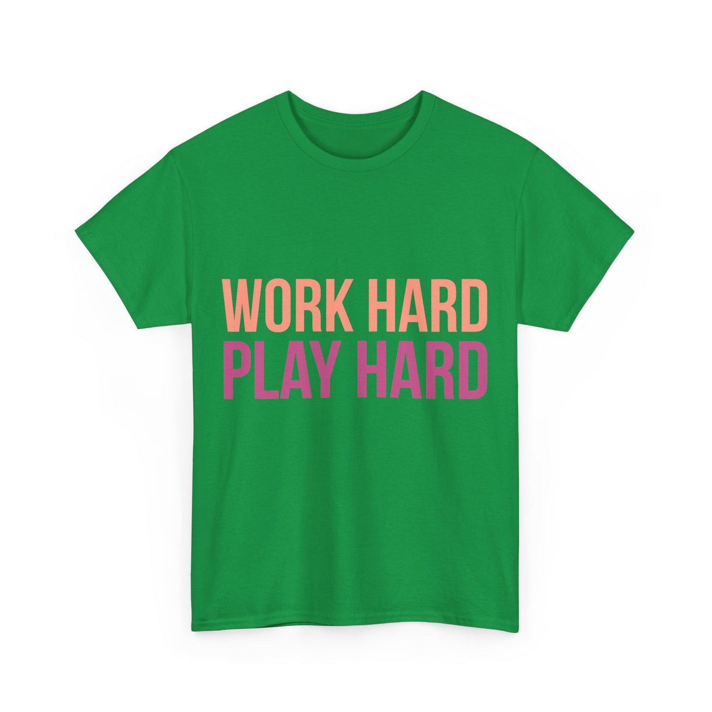 Work Hard Play Hard Workout Gym Workout Muscle Unisex Graphic T-Shirt, Sizes S-5XL