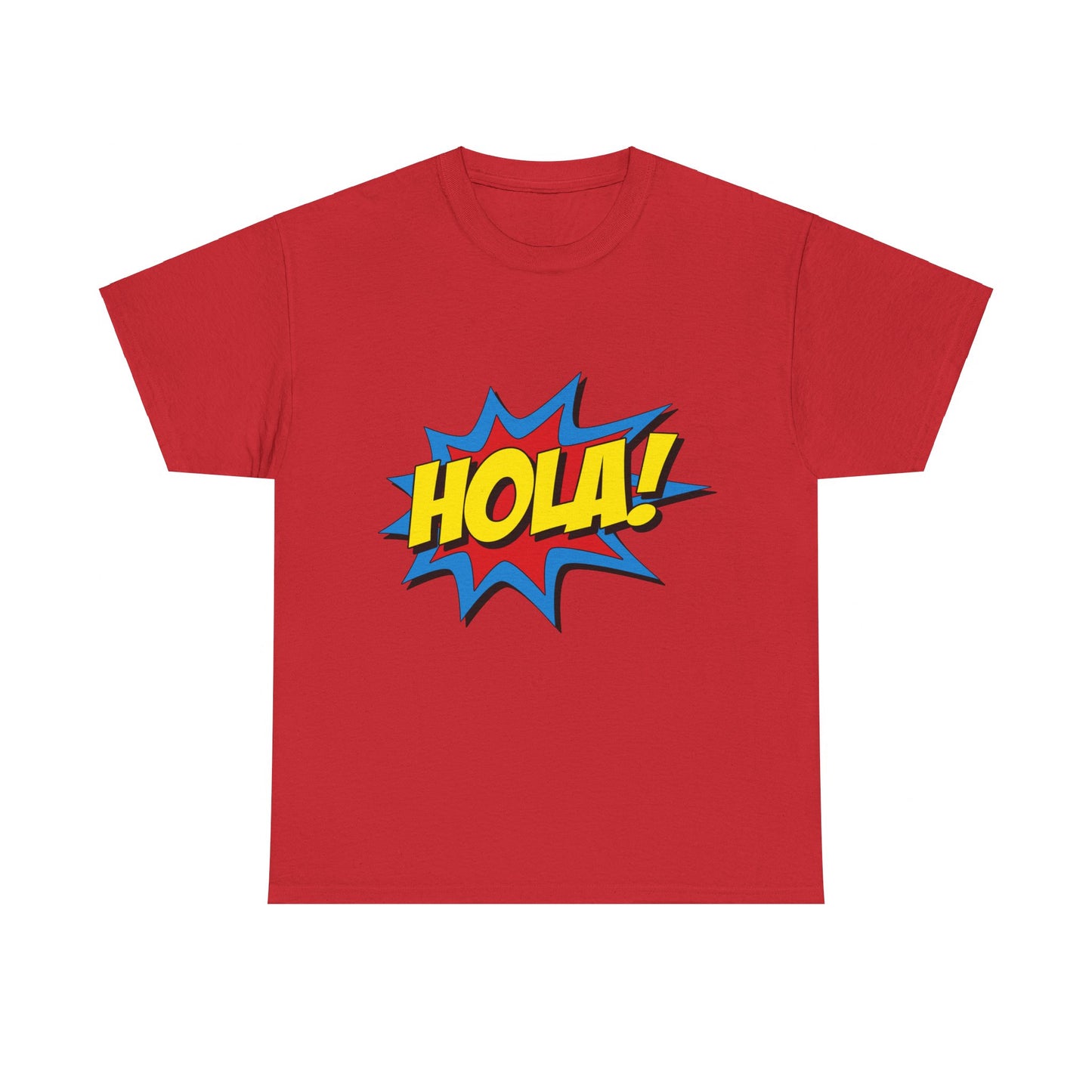 Hola Spanish Superhero Unisex Graphic T-Shirt, Sizes S-5XL