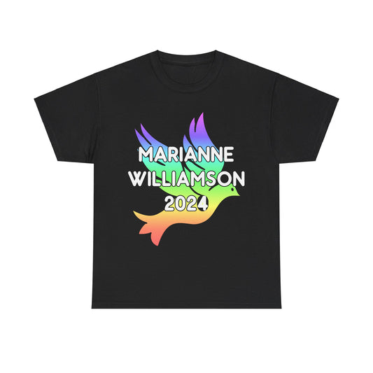 Marianne Williamson For President 2024 Rainbow Unisex Graphic T-Shirt, Sizes S-5XL