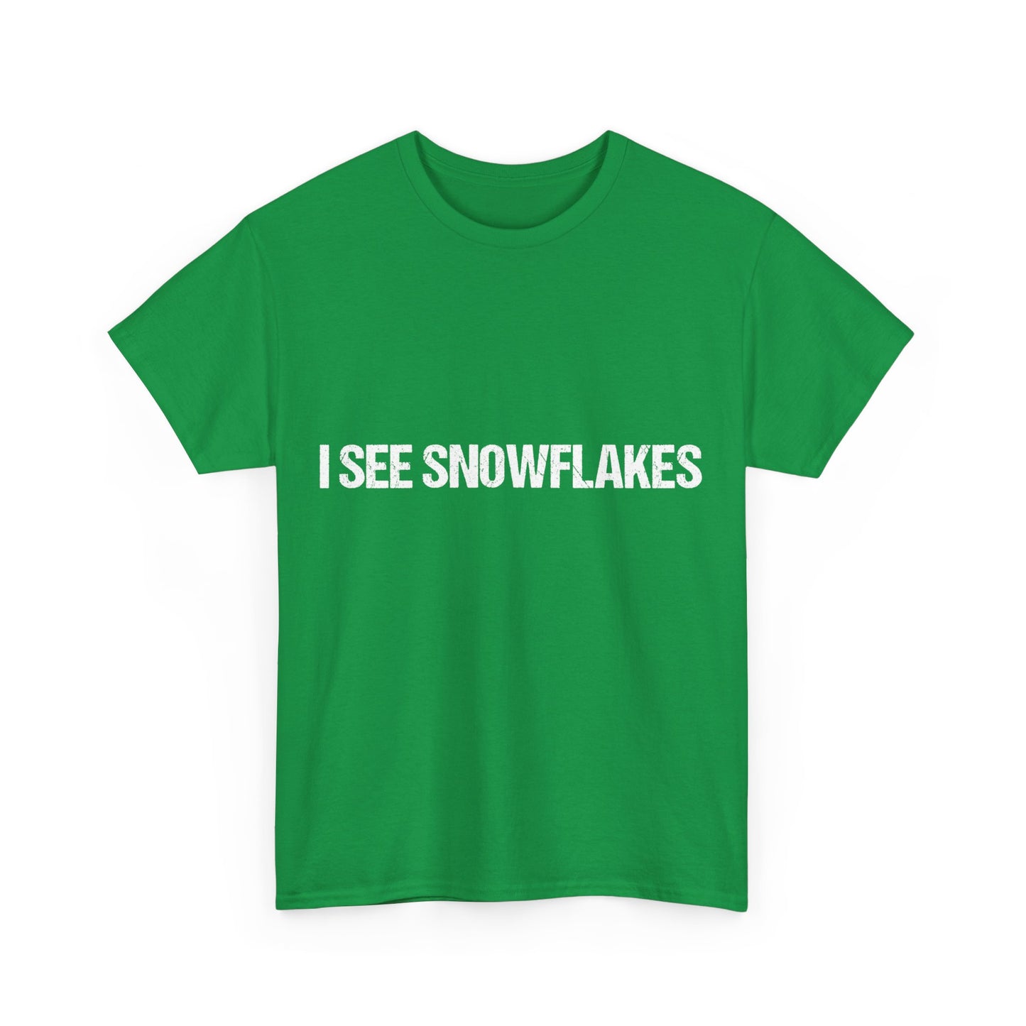 I See Snowflakes Unisex Graphic T-Shirt, Sizes S-5XL