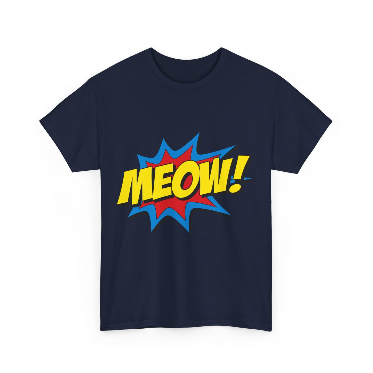 Cute Cat Meow Unisex Graphic T-Shirt, Sizes S-5XL