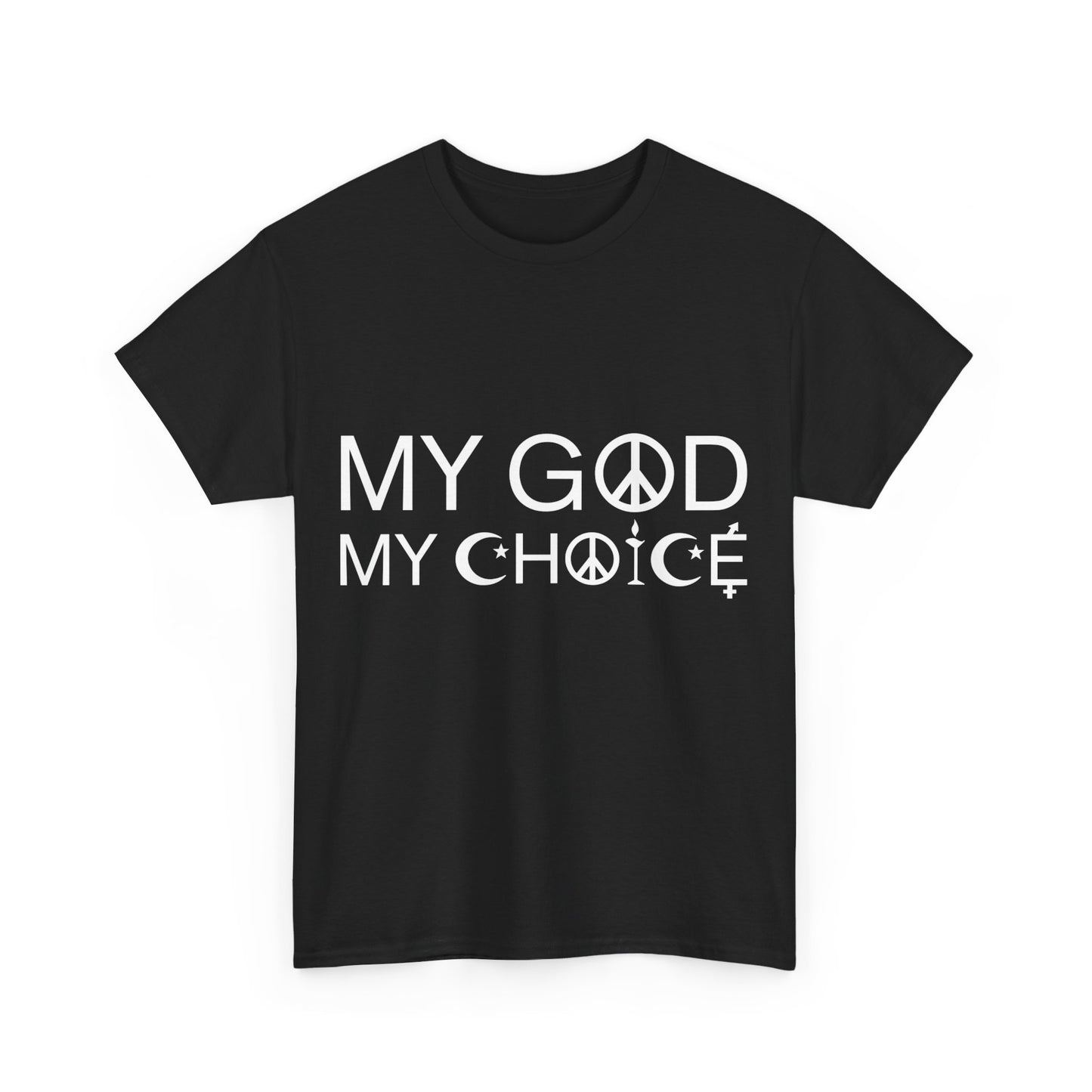 My God My Choice Religious Freedom Unisex Graphic T-Shirt, Sizes S-5XL