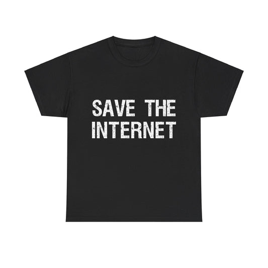 Save The Internet Net Neutrality Unisex Graphic T-Shirt, Sizes S-5XL