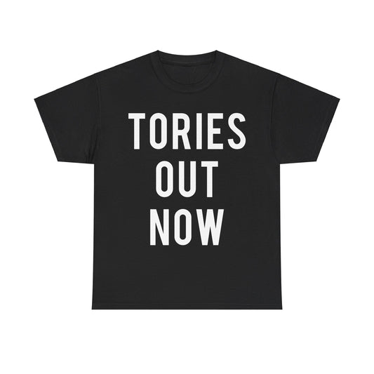 Tories Out Now Labour Party Unisex Graphic T-Shirt, Sizes S-5XL