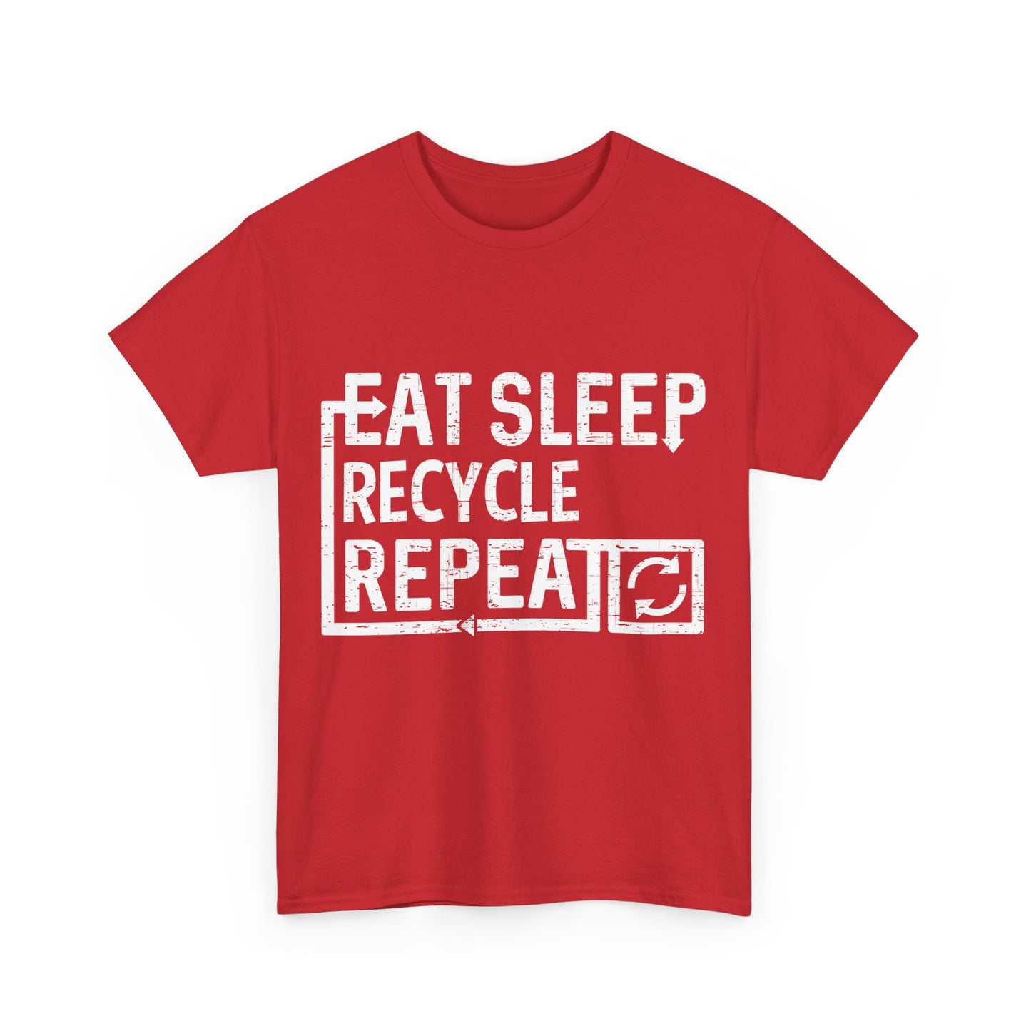 Eat Sleep Recycle Unisex Graphic T-Shirt, Sizes S-5XL