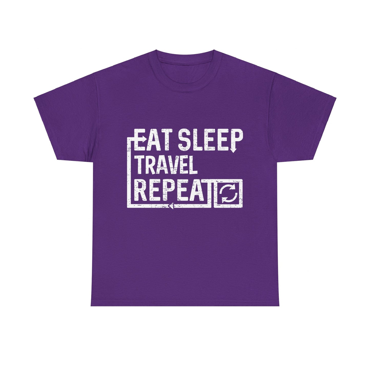 Eat Sleep Travel Unisex Graphic T-Shirt, Sizes S-5XL