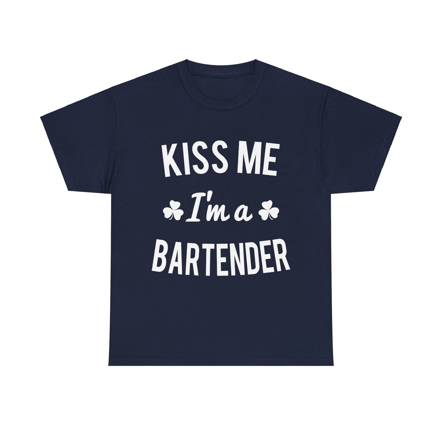 Kiss Me I'm A Bartender Unisex Graphic T-Shirt, Sizes S-5XL