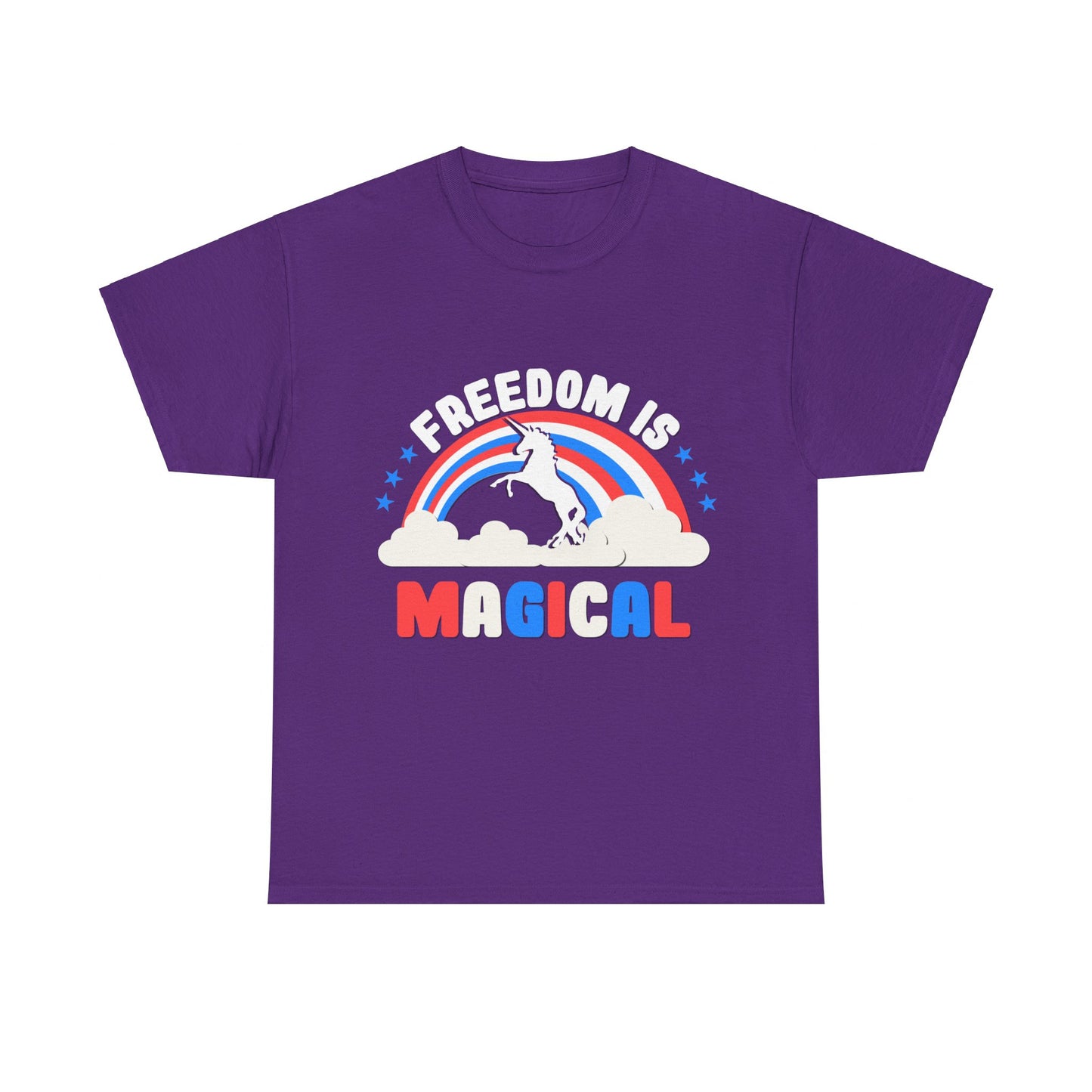 Freedom Is Magical Unisex Graphic T-Shirt, Sizes S-5XL