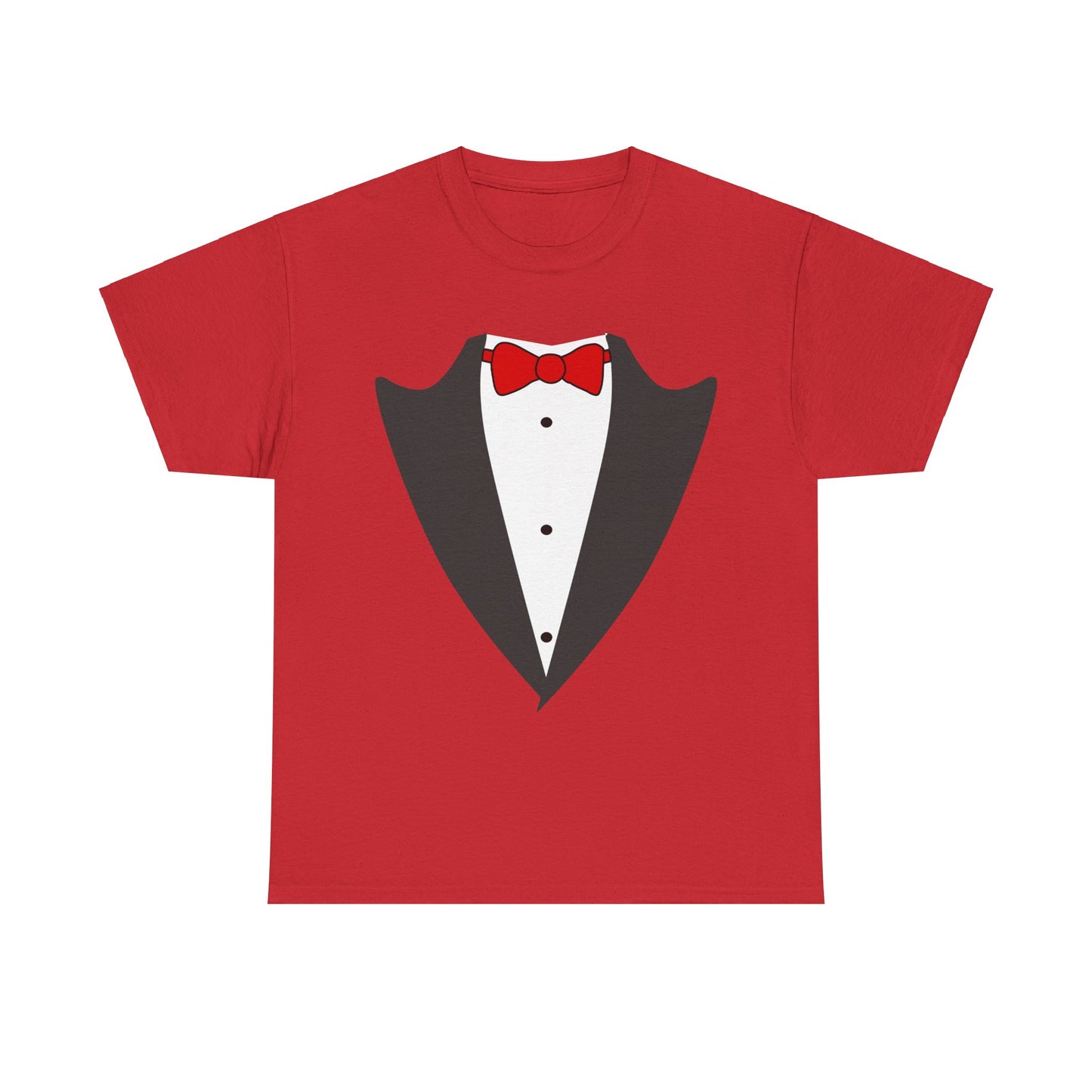 Tuxedo Simple Unisex Graphic T-Shirt, Sizes S-5XL