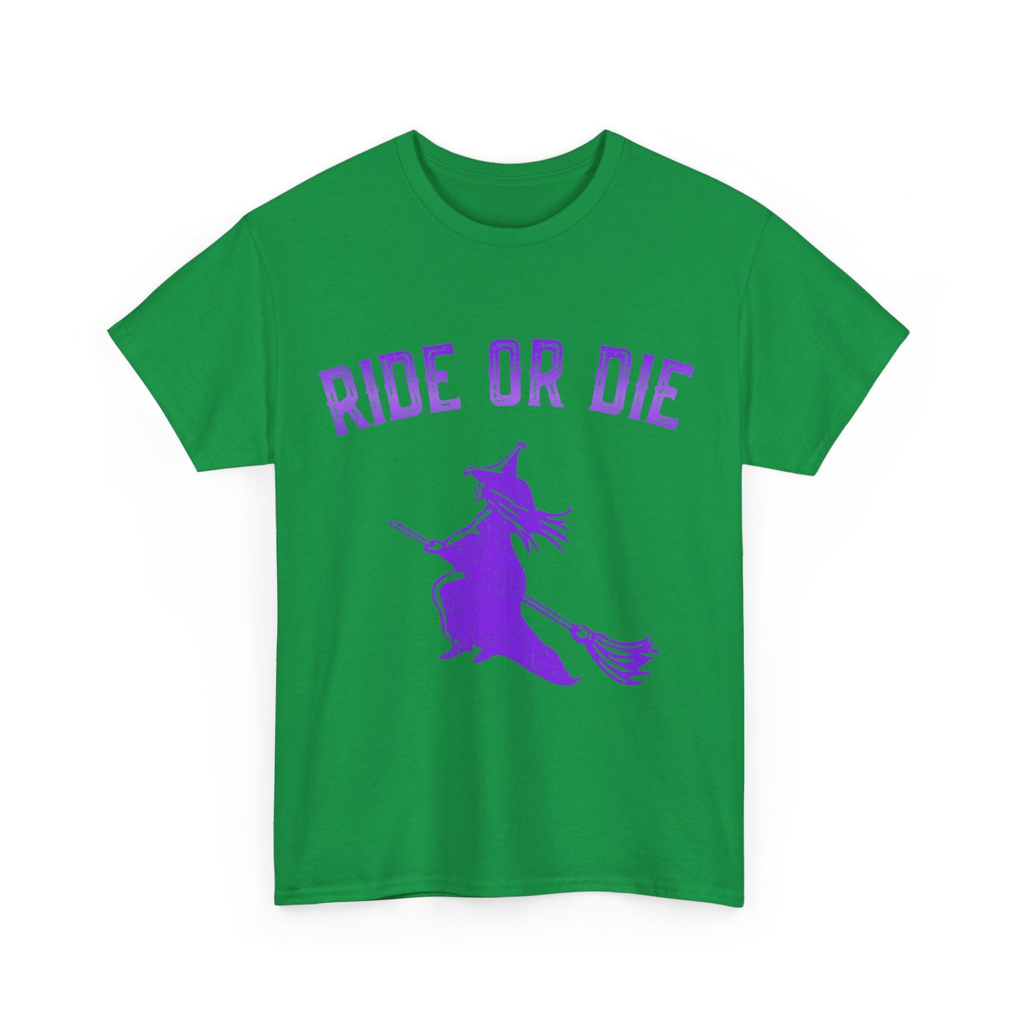 Ride or Die Witch Unisex Graphic T-Shirt, Sizes S-5XL