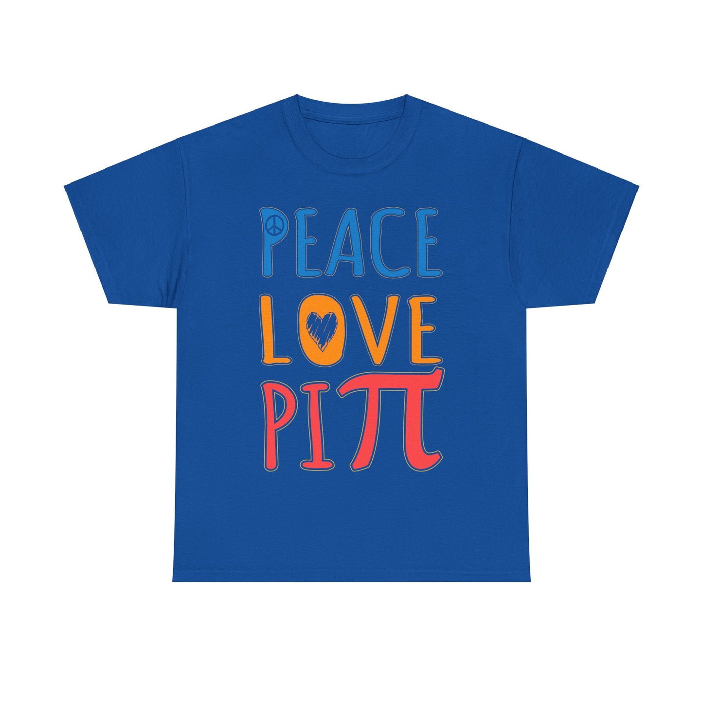 Peace Love Pi Unisex Graphic T-Shirt, Sizes S-5XL