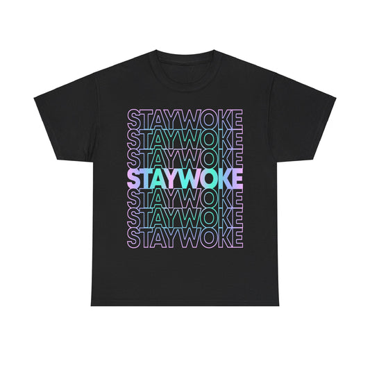 Retro Stay Woke Unisex Graphic T-Shirt, Sizes S-5XL