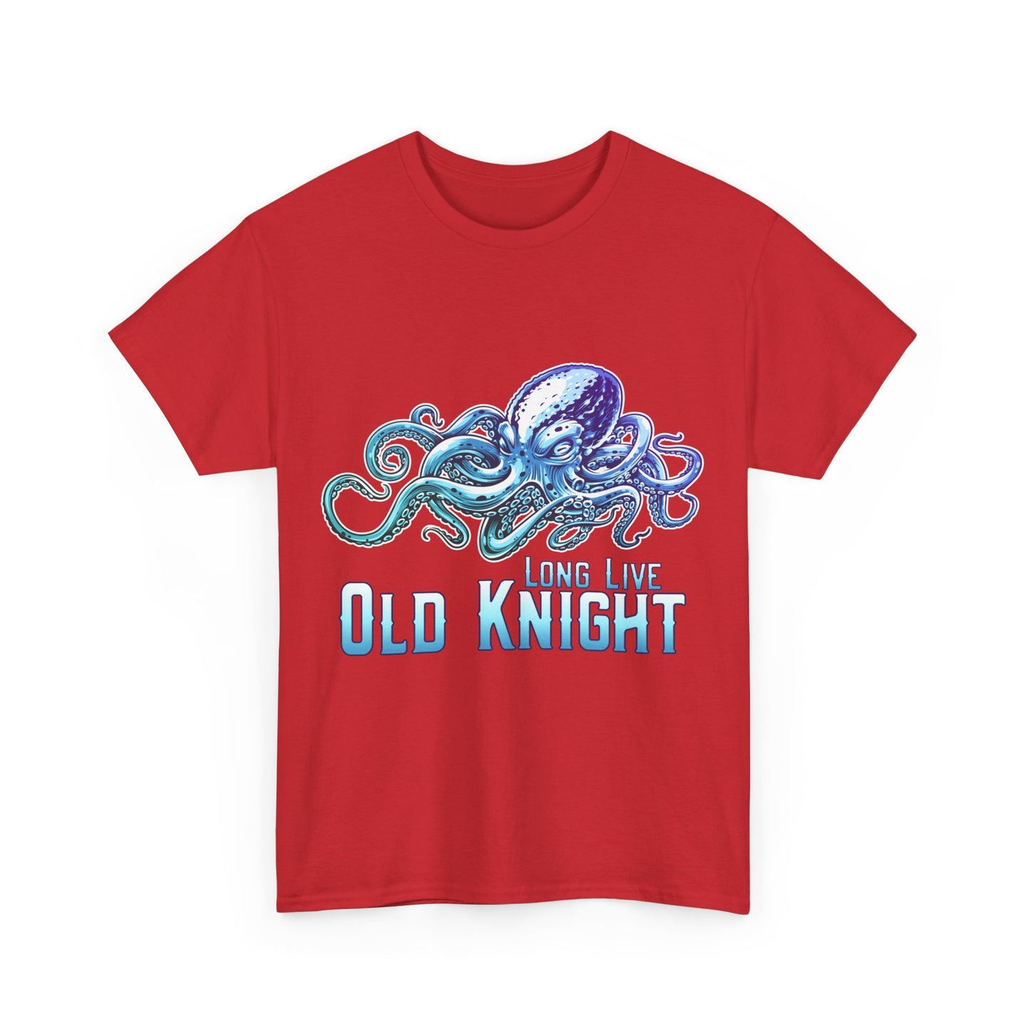 Long Live Old Knight Octopus Unisex Graphic T-Shirt, Sizes S-5XL