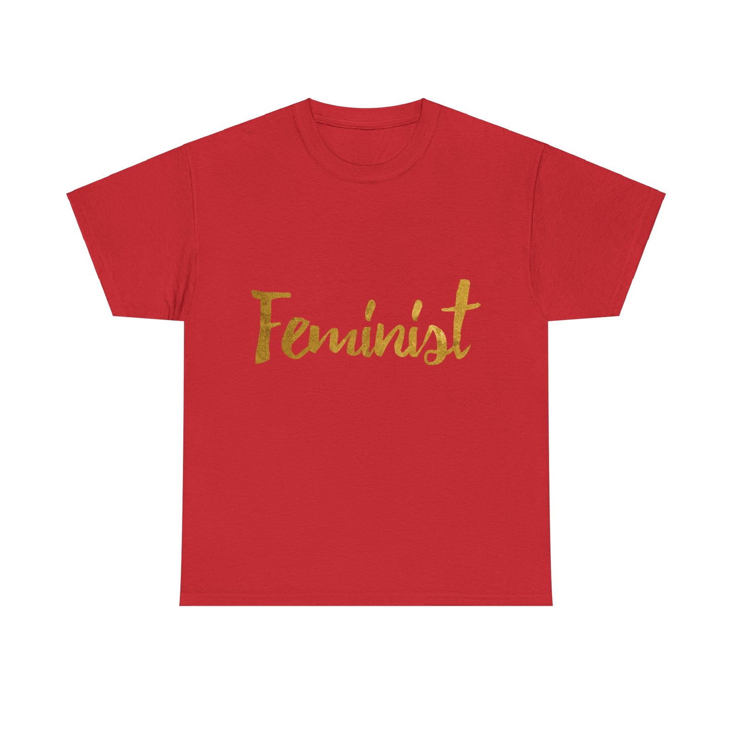 Feminist Gold Foil Unisex Graphic T-Shirt, Sizes S-5XL