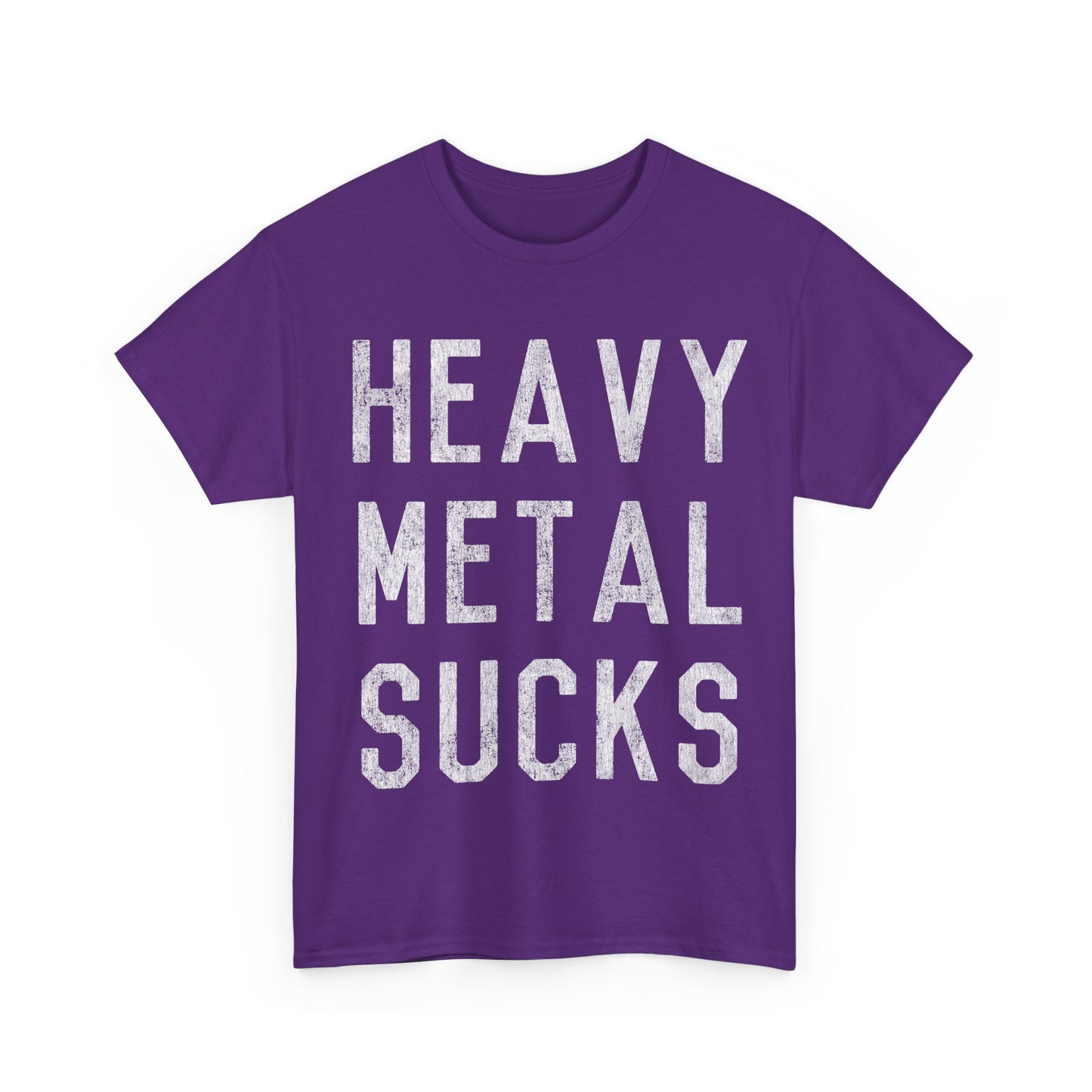 Retro Heavy Metal Sucks Unisex Graphic T-Shirt, Sizes S-5XL