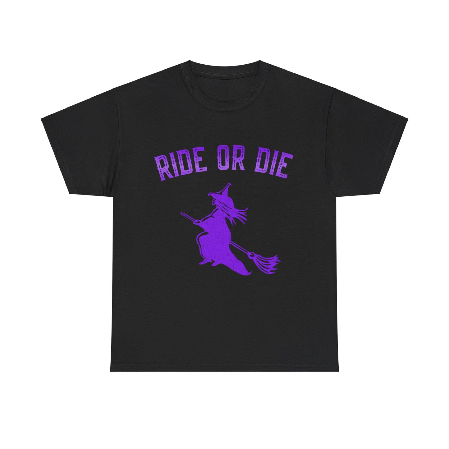 Ride or Die Witch Unisex Graphic T-Shirt, Sizes S-5XL