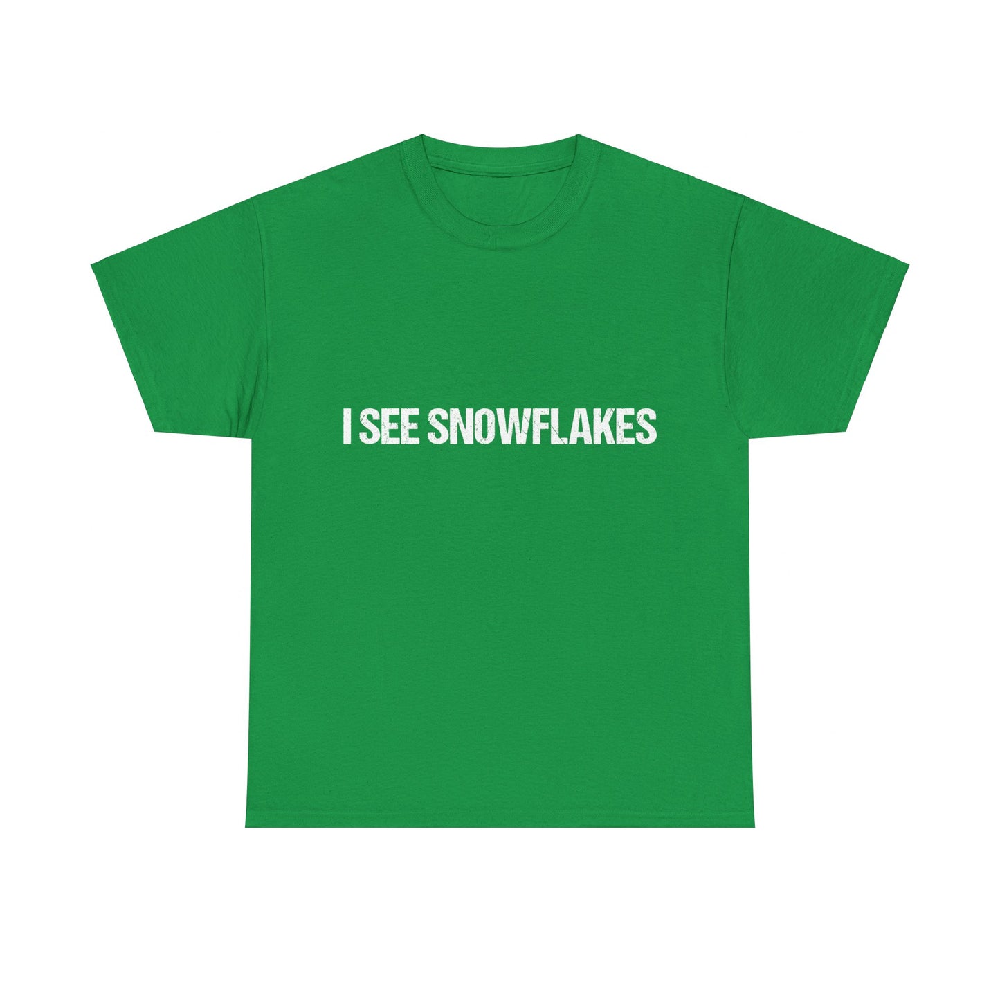 I See Snowflakes Unisex Graphic T-Shirt, Sizes S-5XL