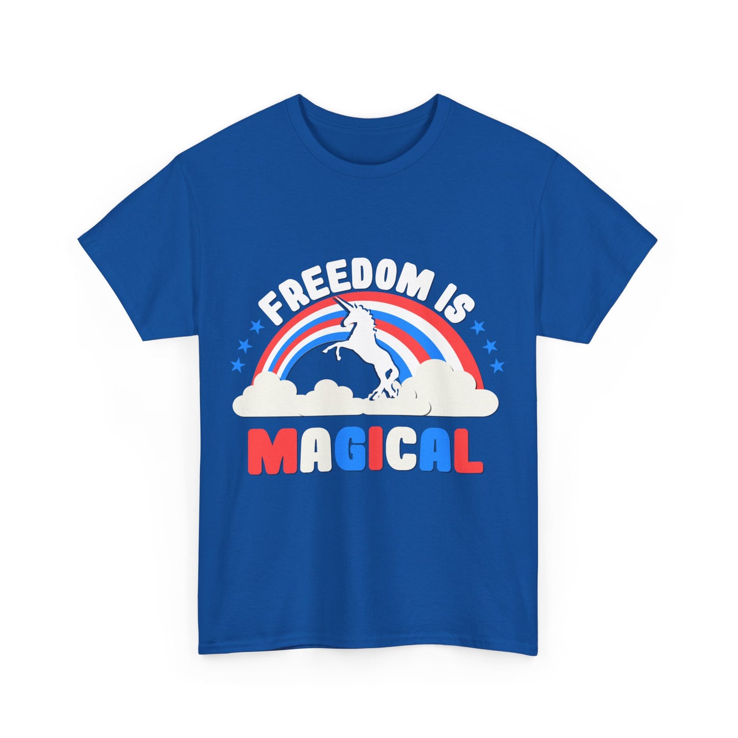 Freedom Is Magical Unisex Graphic T-Shirt, Sizes S-5XL