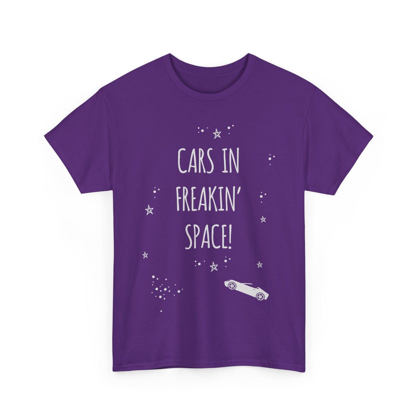 Cars In Freakin' Space Unisex Graphic T-Shirt, Sizes S-5XL