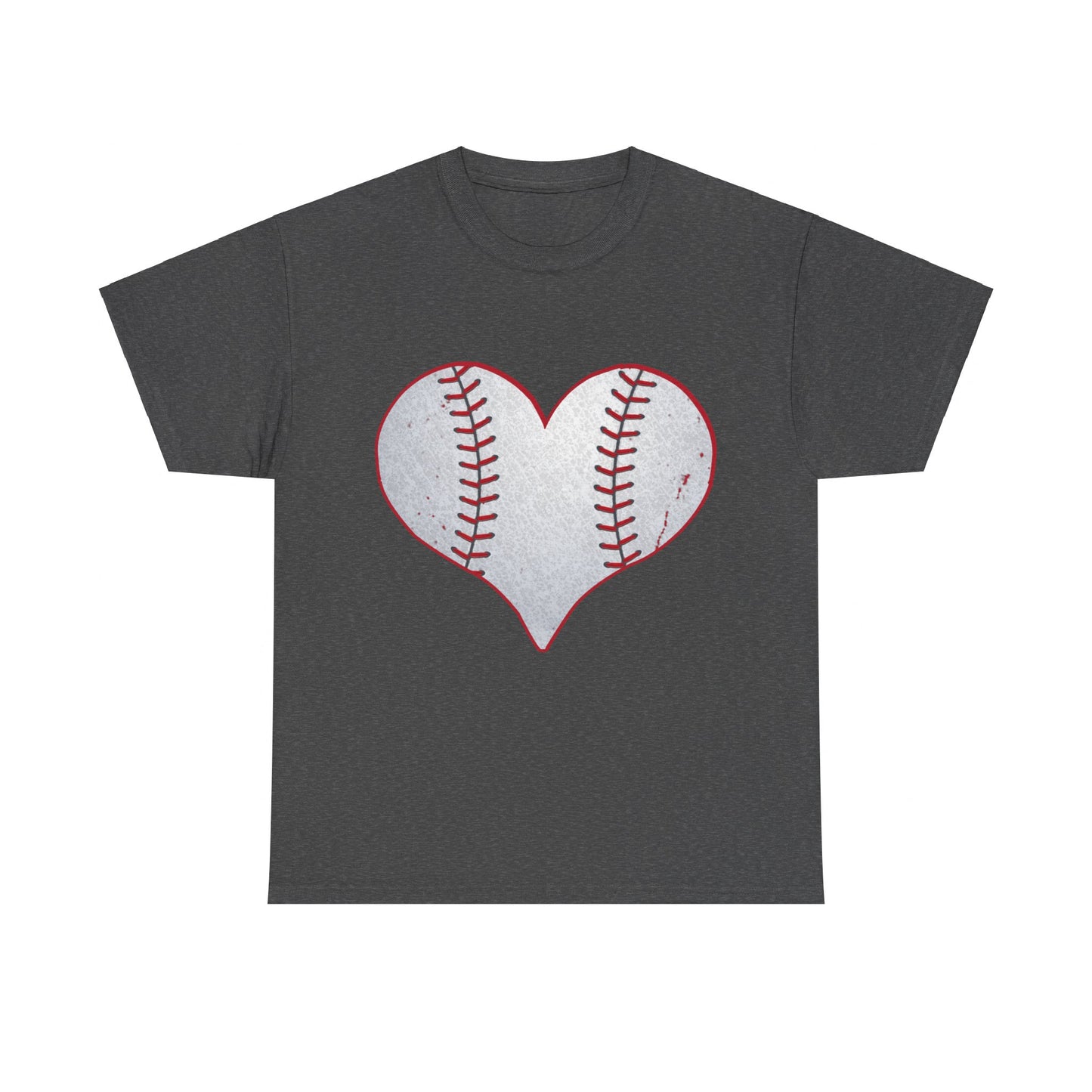 Baseball Heart Unisex Graphic T-Shirt, Sizes S-5XL