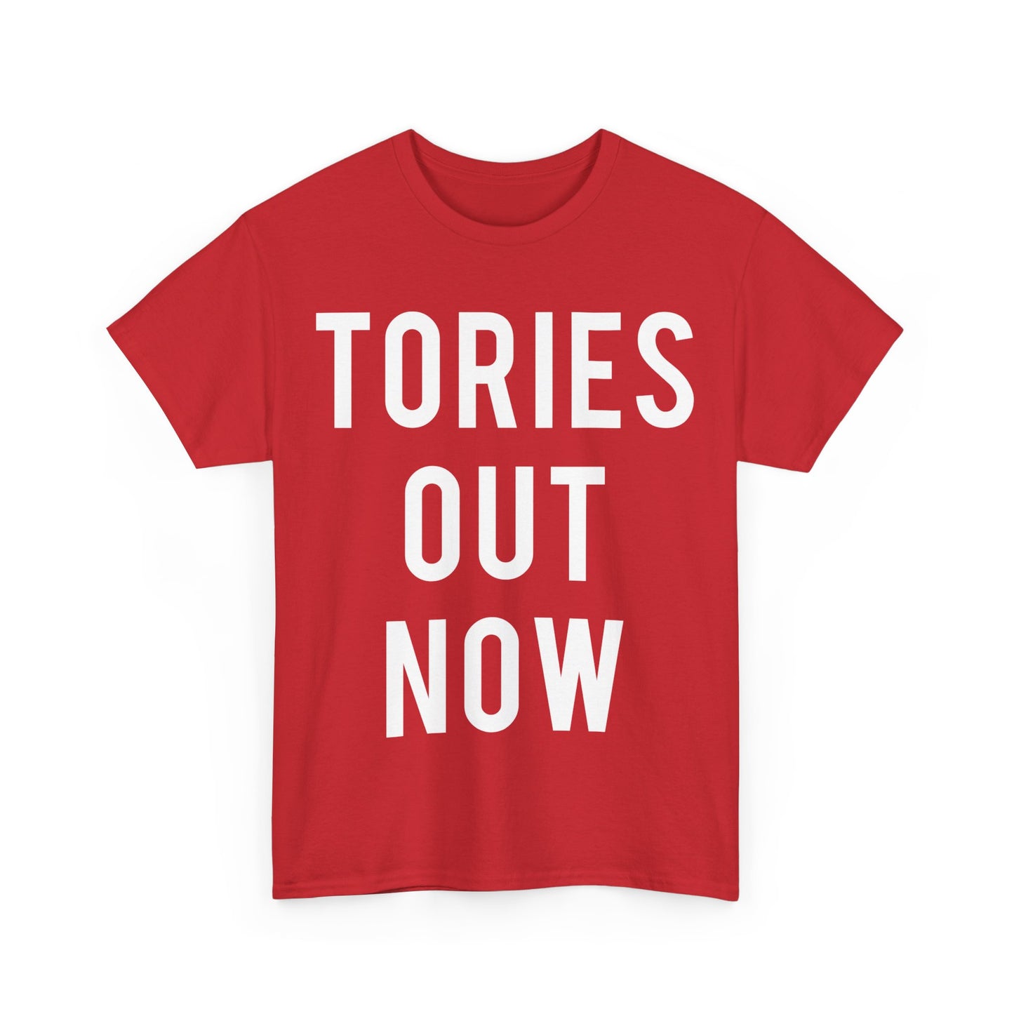 Tories Out Now Labour Party Unisex Graphic T-Shirt, Sizes S-5XL