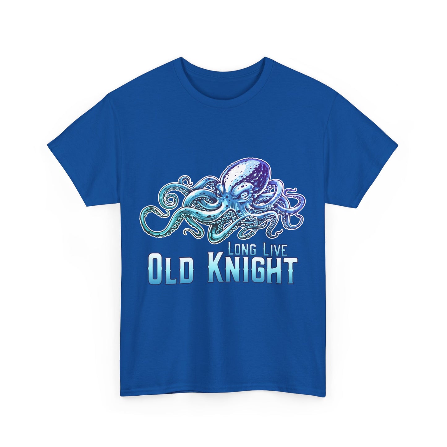 Long Live Old Knight Octopus Unisex Graphic T-Shirt, Sizes S-5XL