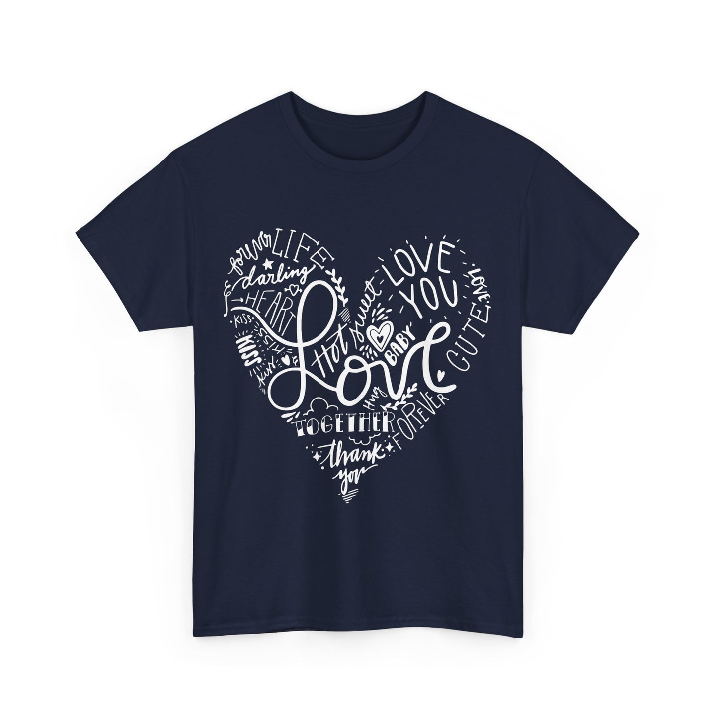 Valentine's Day Heart Unisex Graphic T-Shirt, Sizes S-5XL