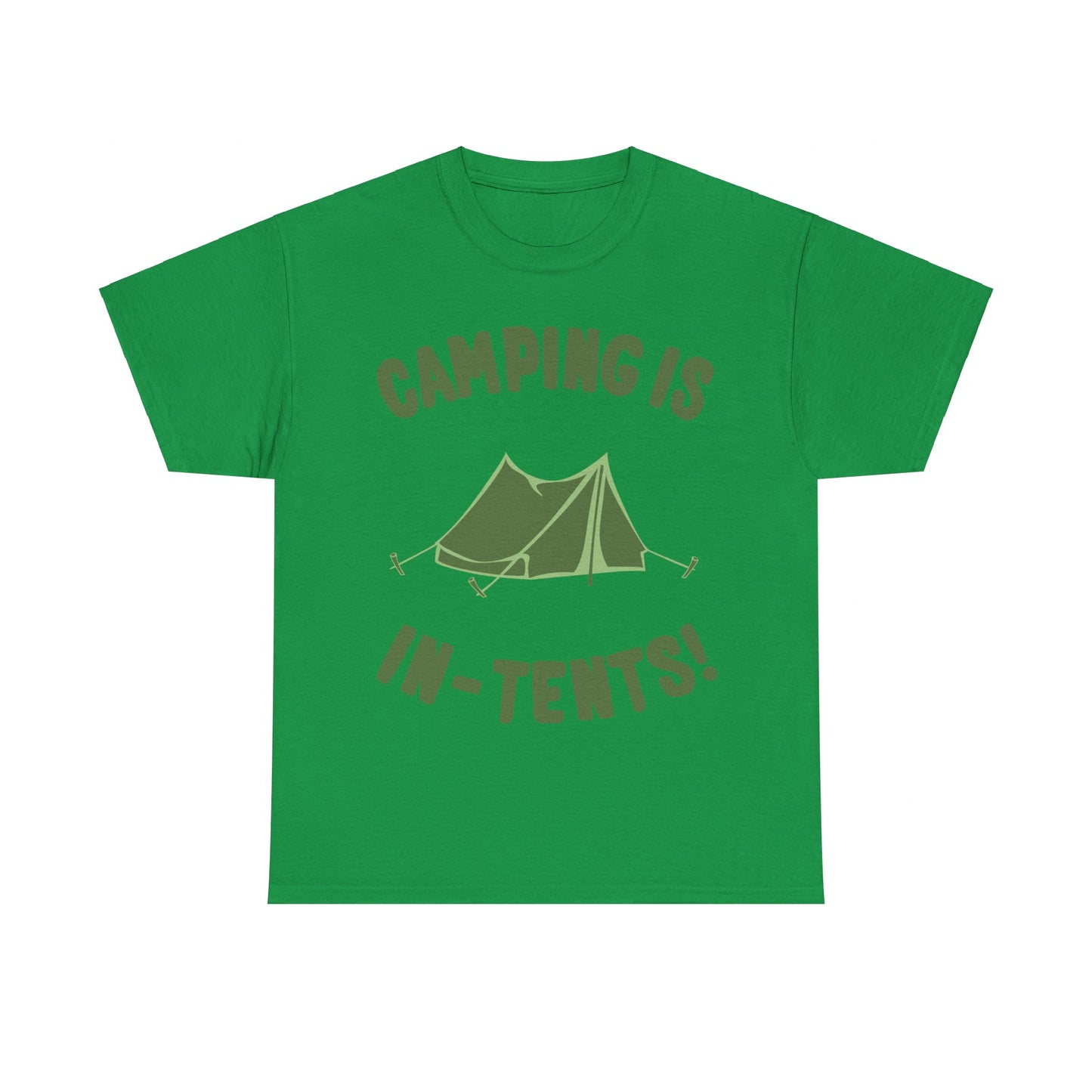 Camping Is In-Tents Unisex Graphic T-Shirt, Sizes S-5XL