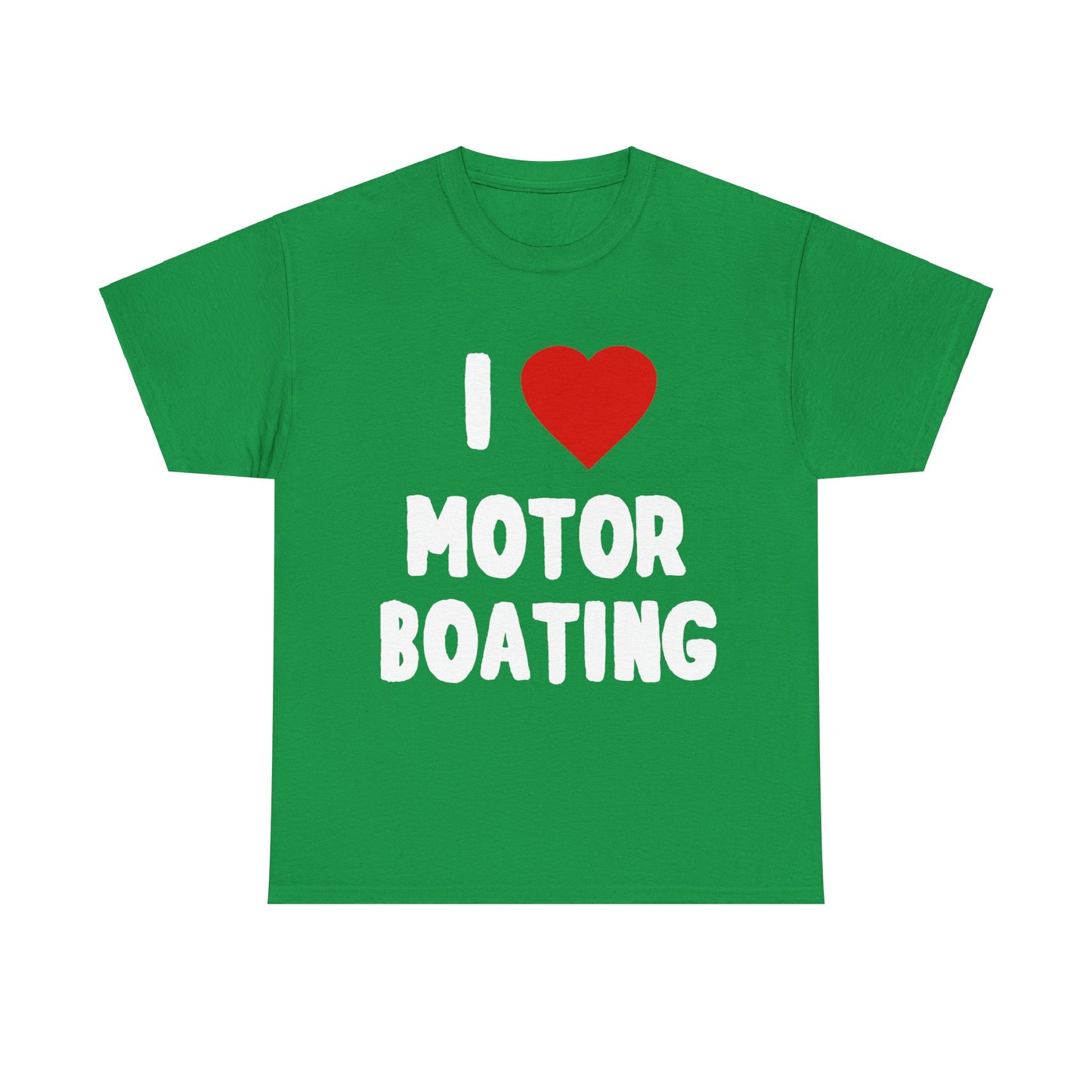 I Love Motor Boating Unisex Graphic T-Shirt, Sizes S-5XL