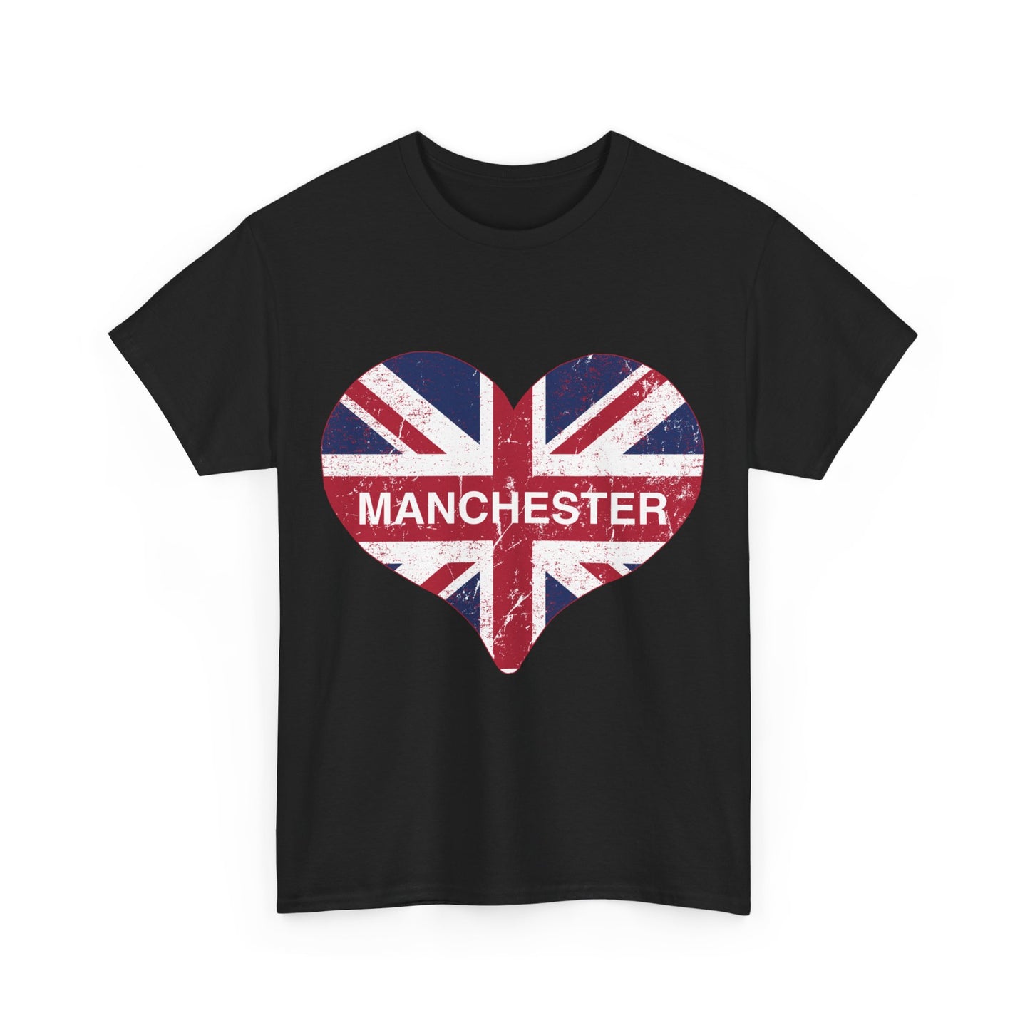 I Love Manchester Unisex Graphic T-Shirt, Sizes S-5XL