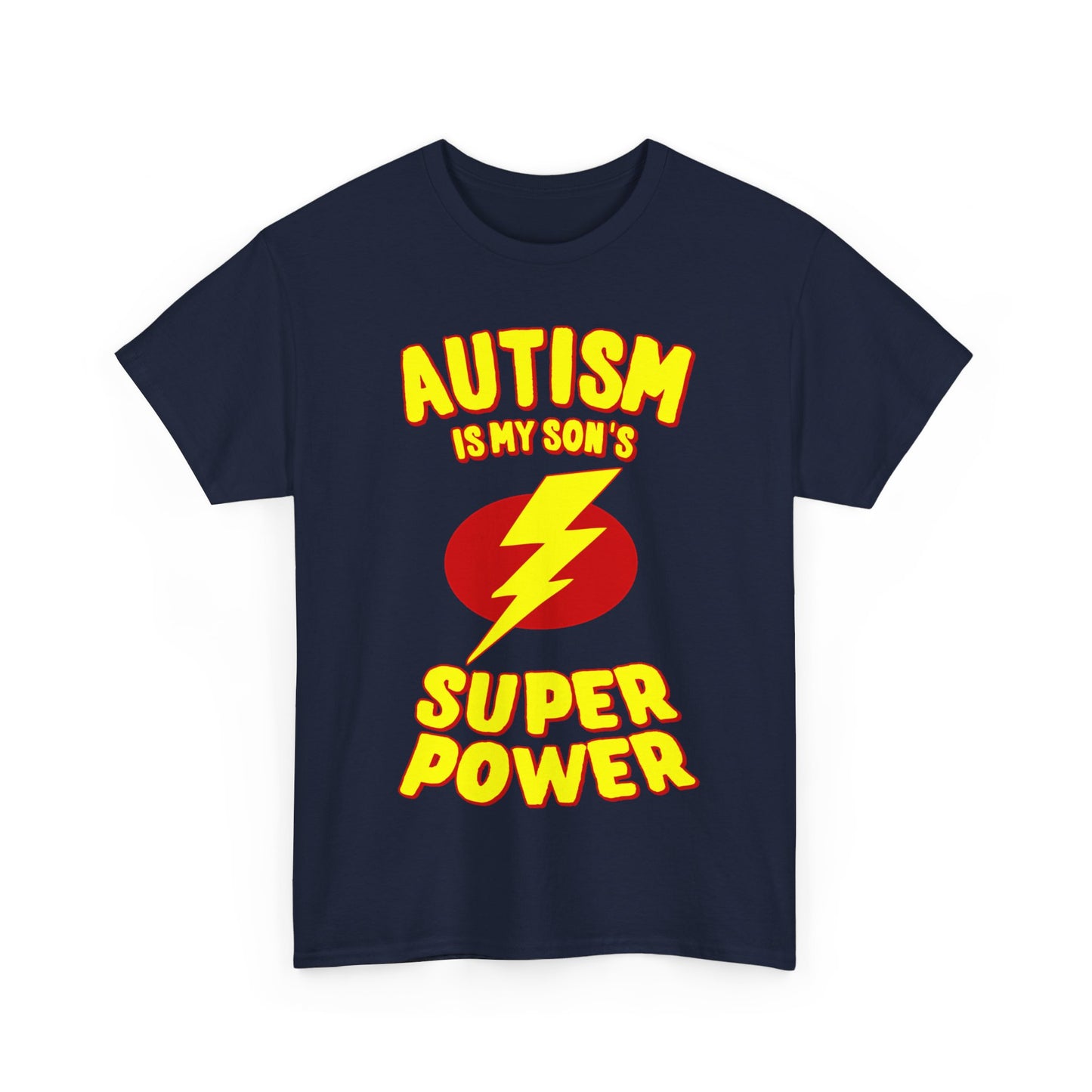 Autism Is My Son's Super Power Unisex Graphic T-Shirt, Sizes S-5XL