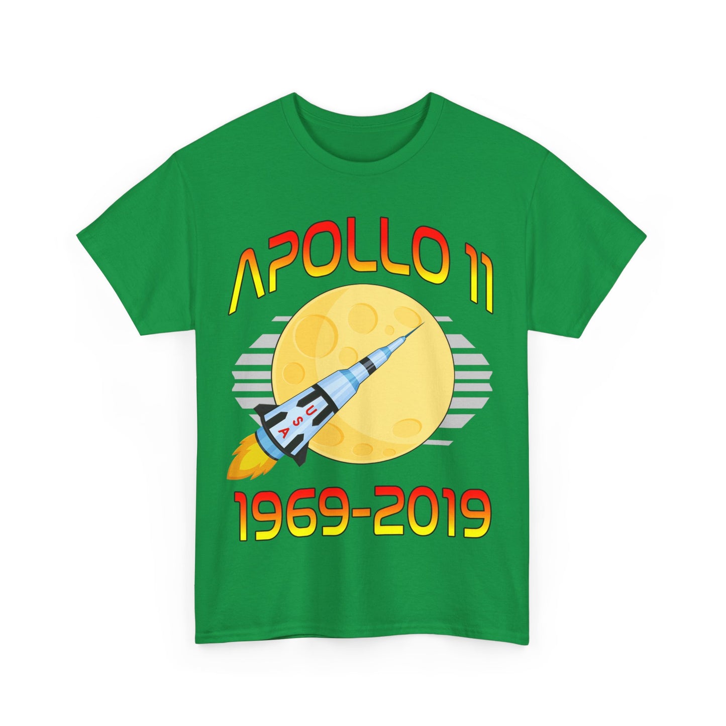 Apollo 11 50th Anniversary Retro Moon Landing Unisex Graphic T-Shirt, Sizes S-5XL