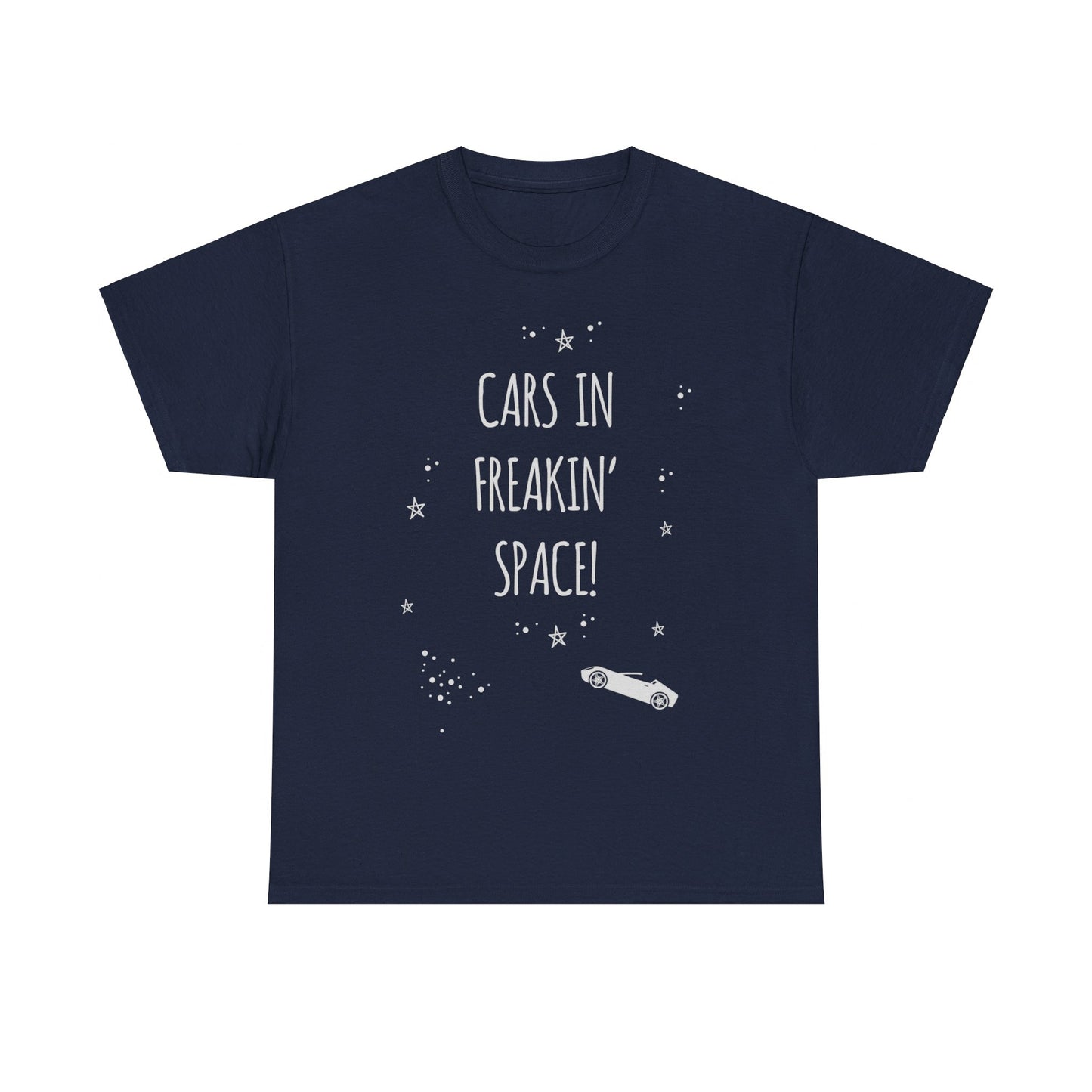 Cars In Freakin' Space Unisex Graphic T-Shirt, Sizes S-5XL