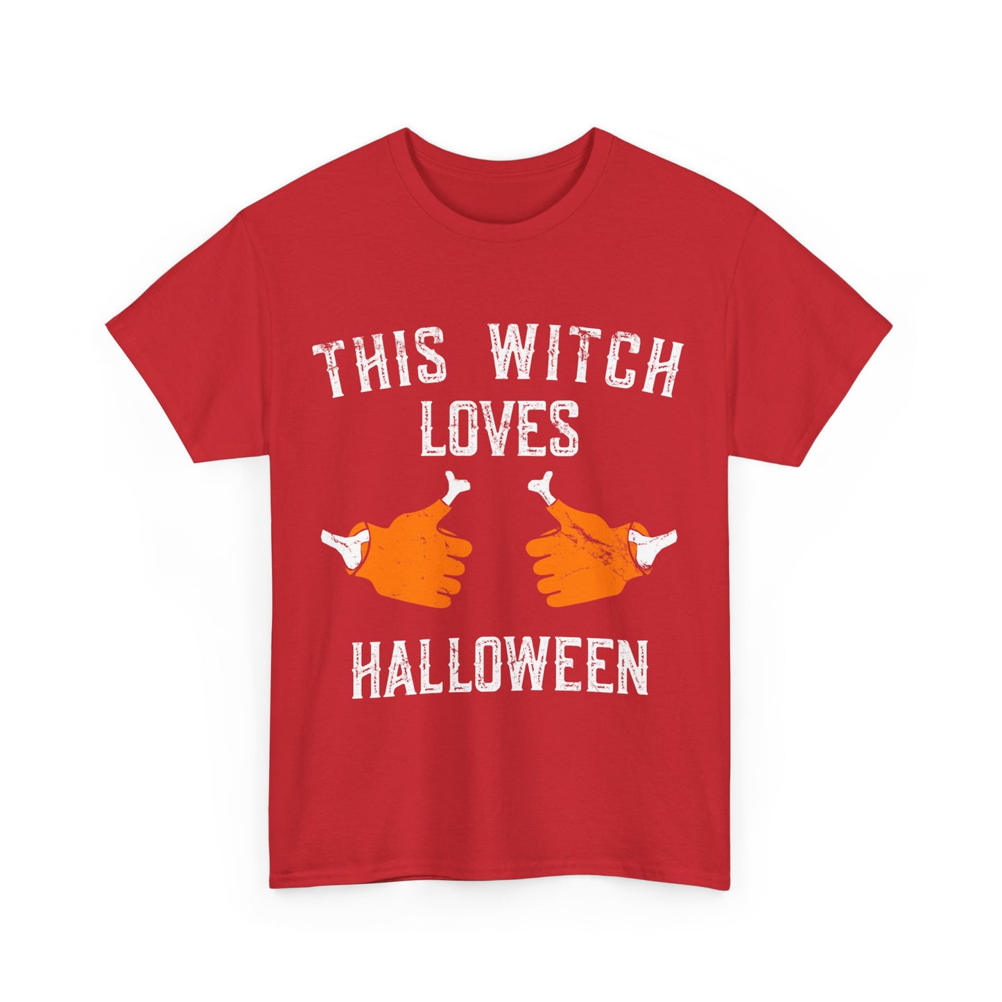 This Witch Loves Halloween Unisex Graphic T-Shirt, Sizes S-5XL