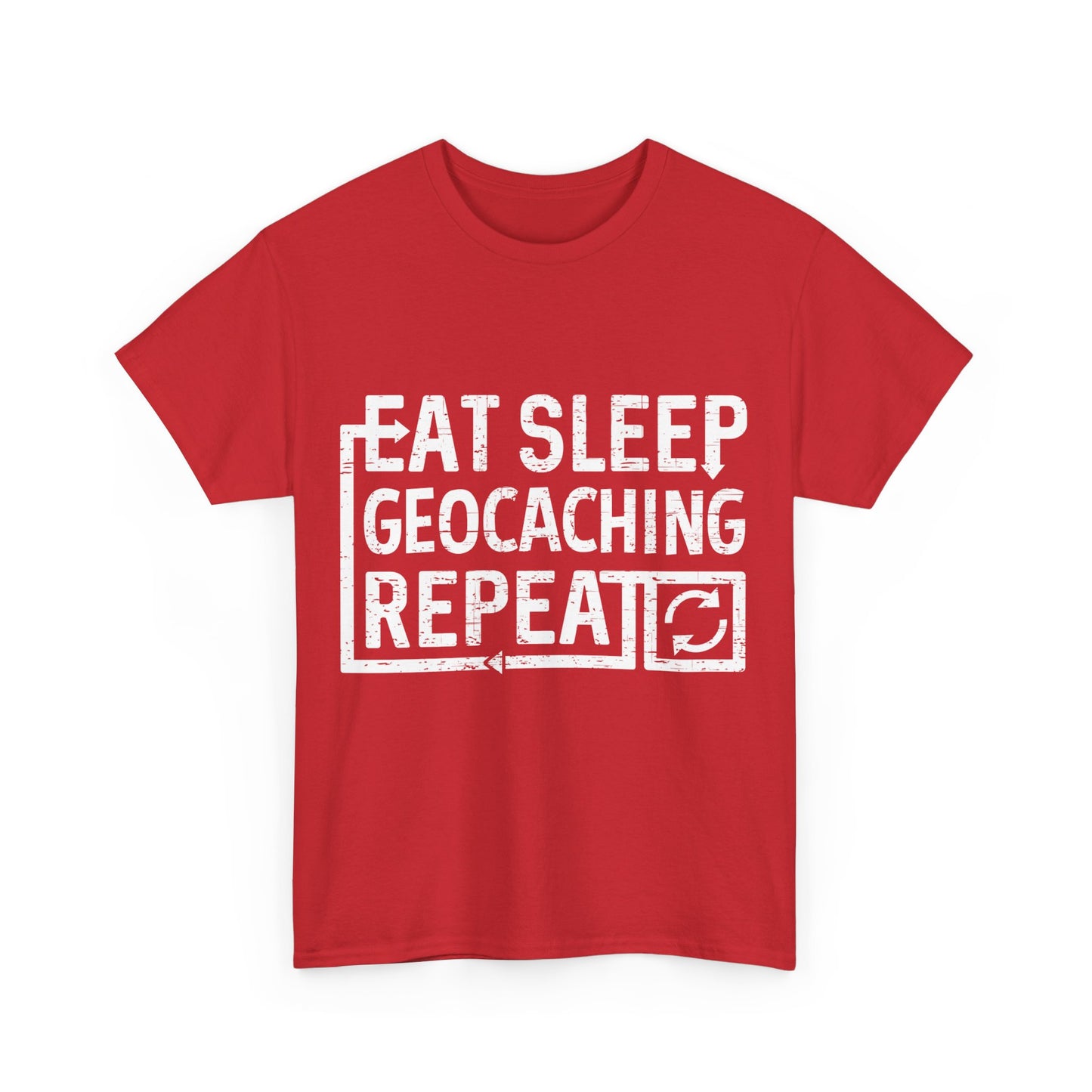 Eat Sleep Geocaching Unisex Graphic T-Shirt, Sizes S-5XL