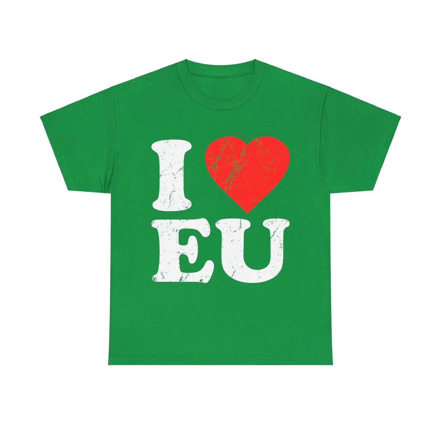 I Love EU Unisex Graphic T-Shirt, Sizes S-5XL