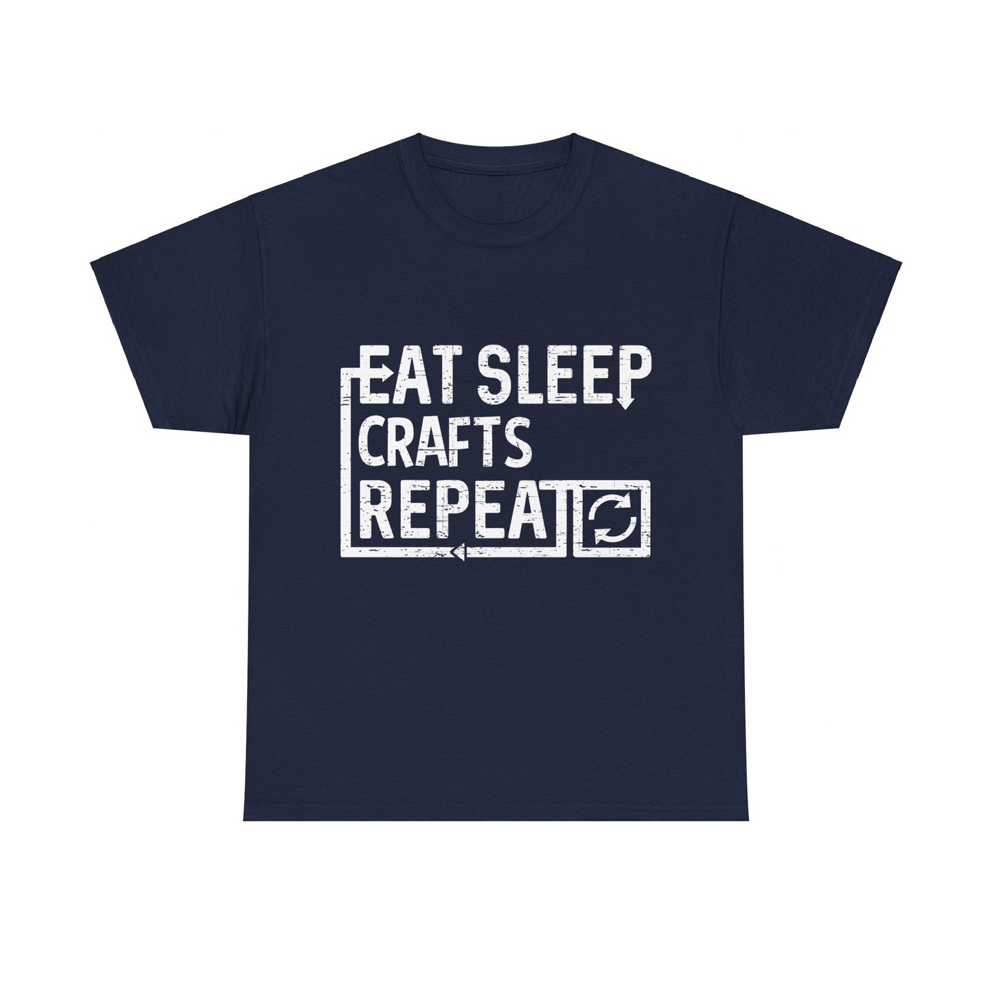 Eat Sleep Crafts Unisex Graphic T-Shirt, Sizes S-5XL