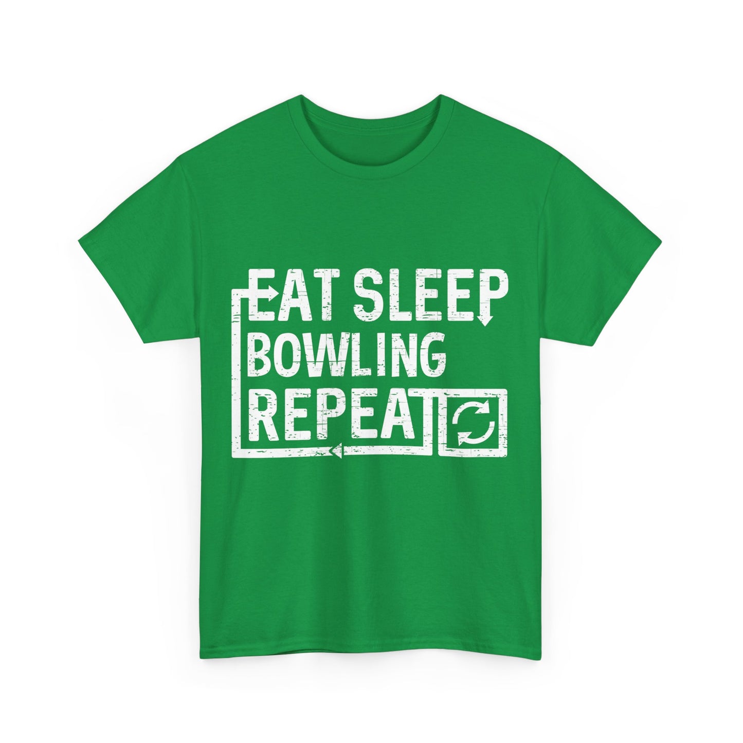 Eat Sleep Bowling Unisex Graphic T-Shirt, Sizes S-5XL