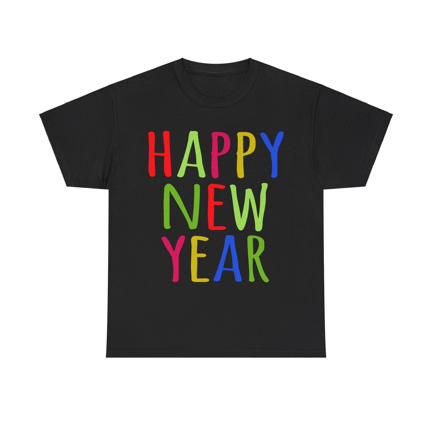 Happy New Year Unisex Graphic T-Shirt, Sizes S-5XL