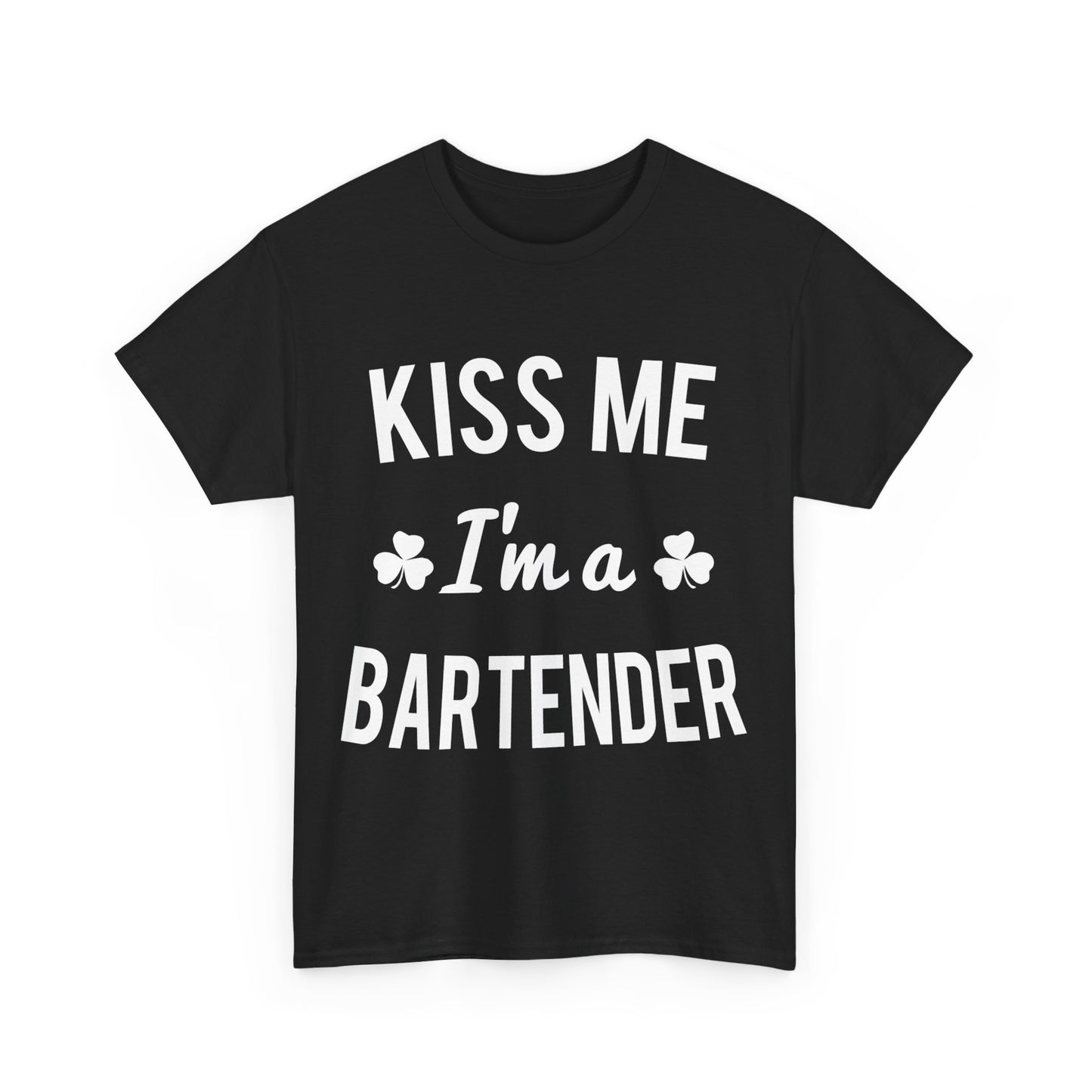 Kiss Me I'm A Bartender Unisex Graphic T-Shirt, Sizes S-5XL