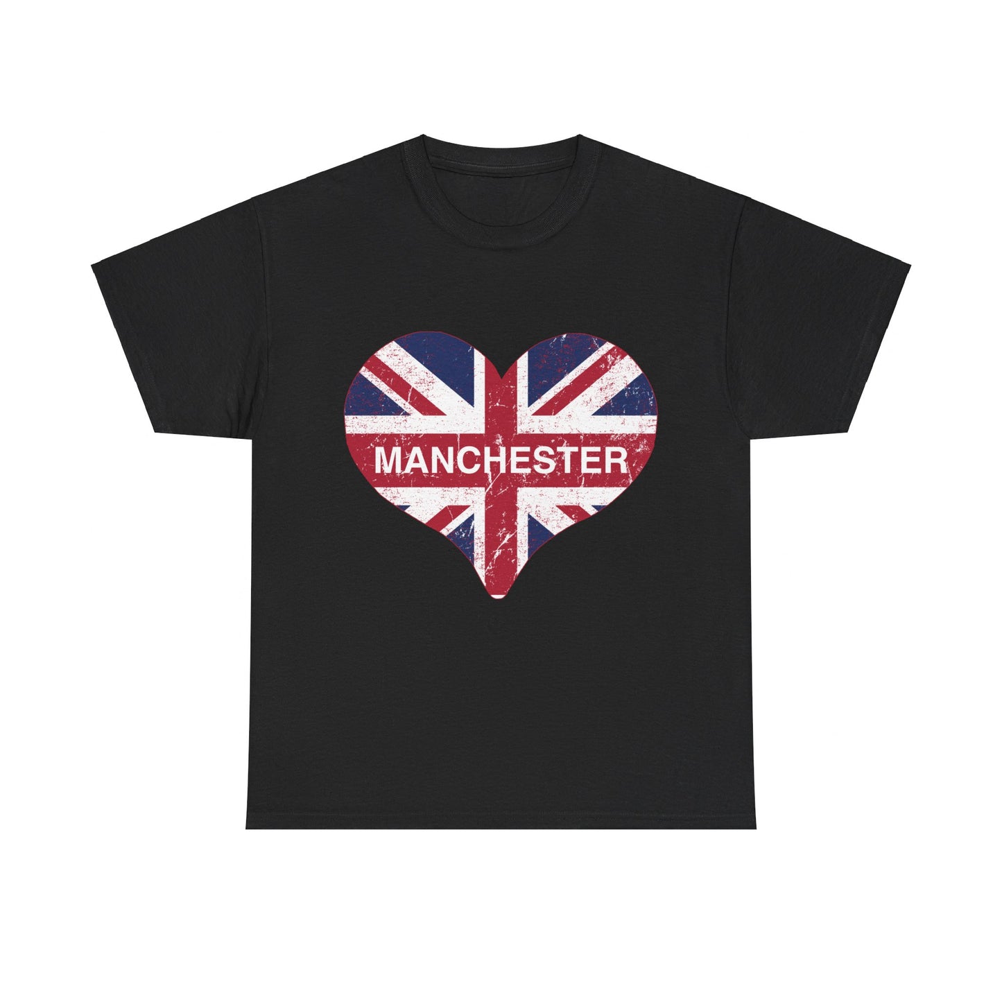 I Love Manchester Unisex Graphic T-Shirt, Sizes S-5XL