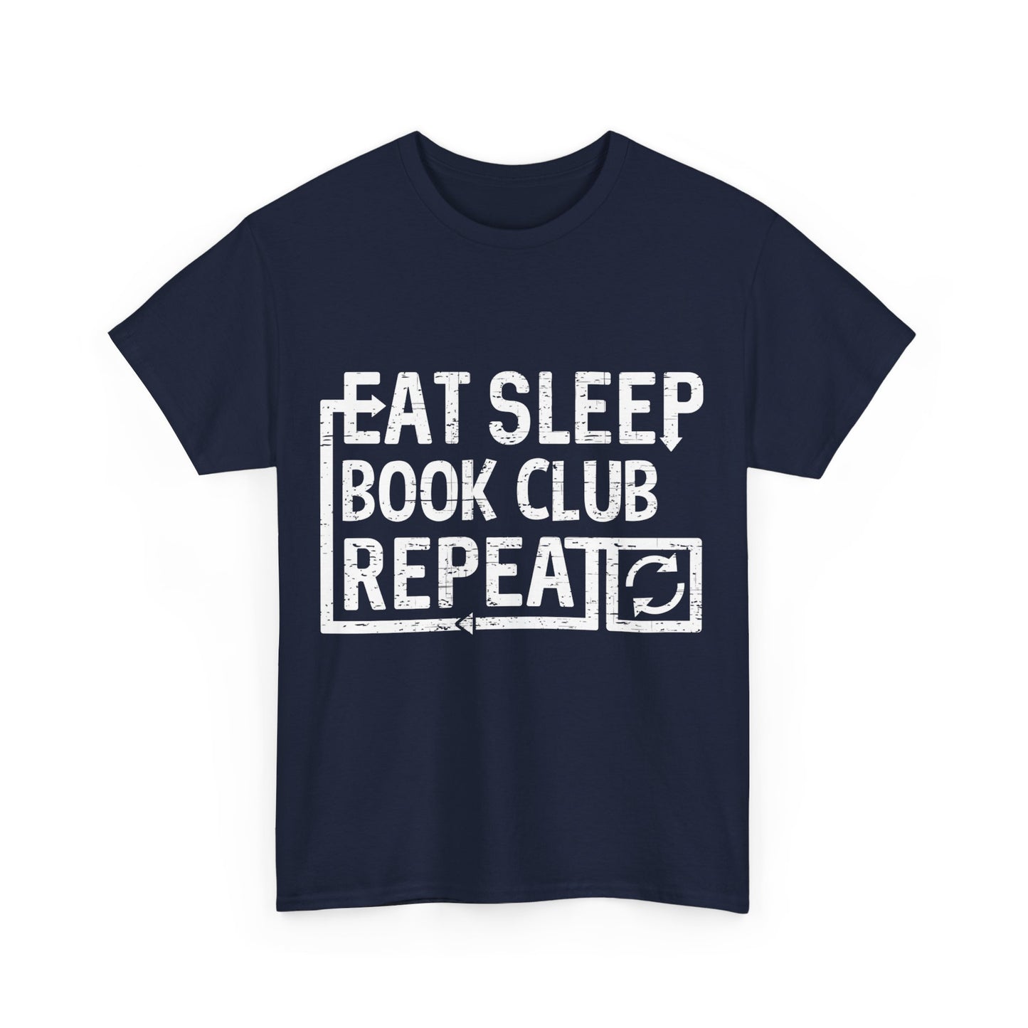 Eat Sleep Book Club Unisex Graphic T-Shirt, Sizes S-5XL