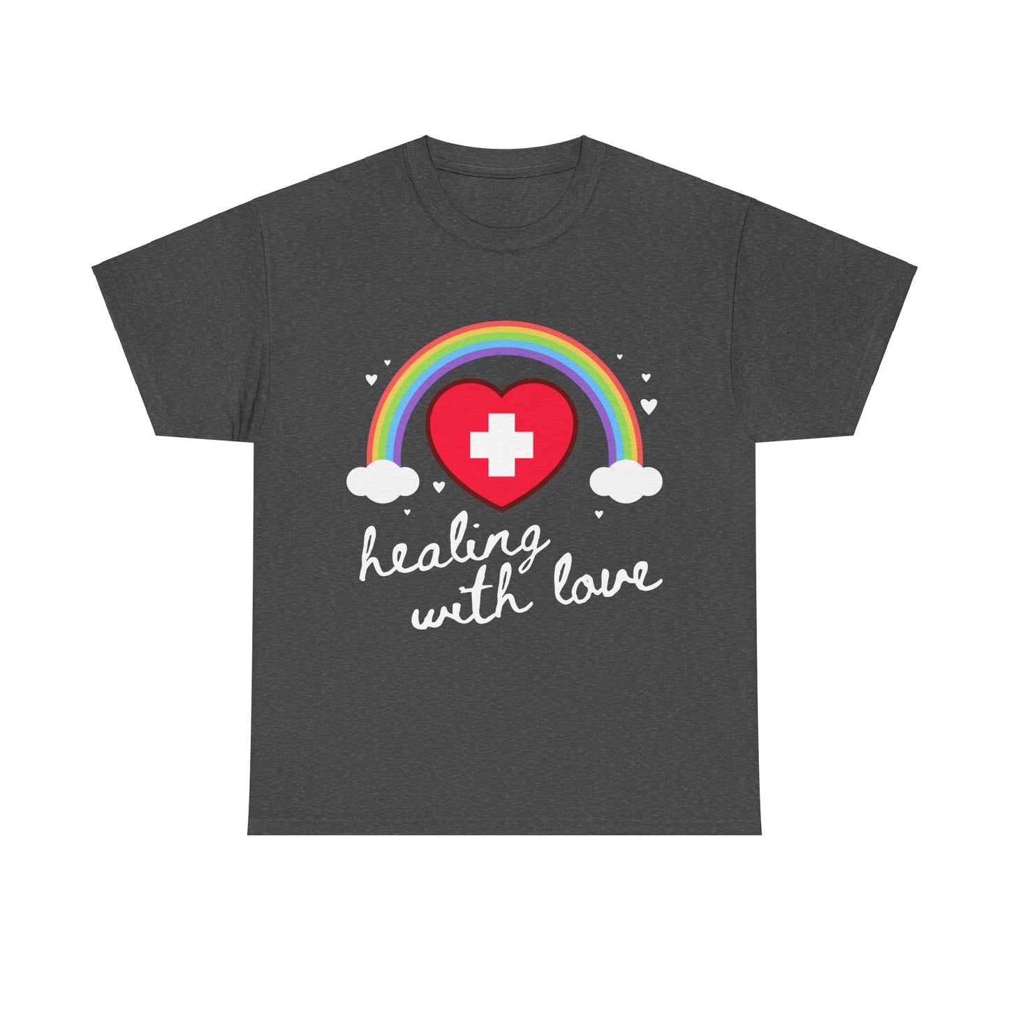 Nurse Healing With Love Unisex Graphic T-Shirt, Sizes S-5XL