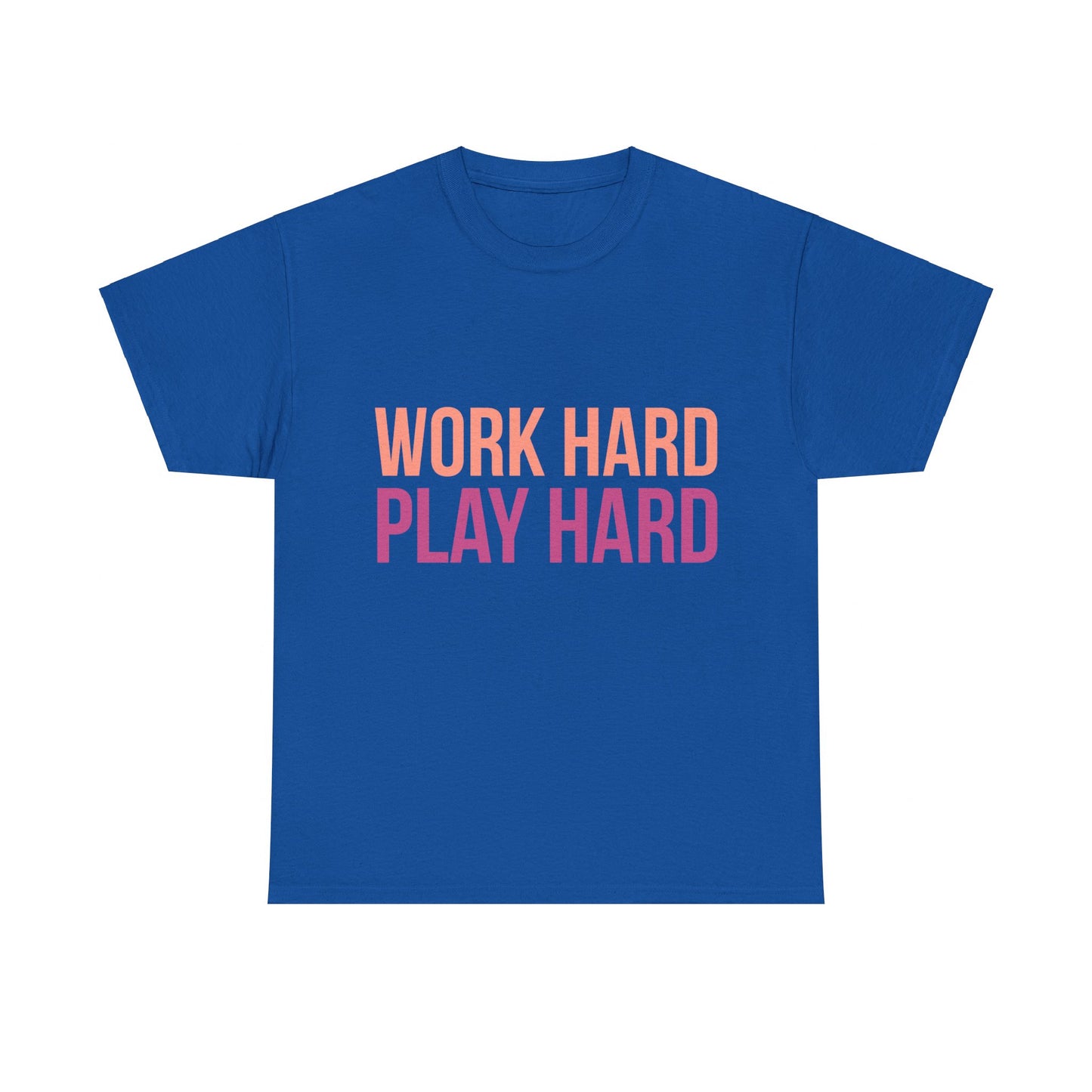 Work Hard Play Hard Workout Gym Workout Muscle Unisex Graphic T-Shirt, Sizes S-5XL