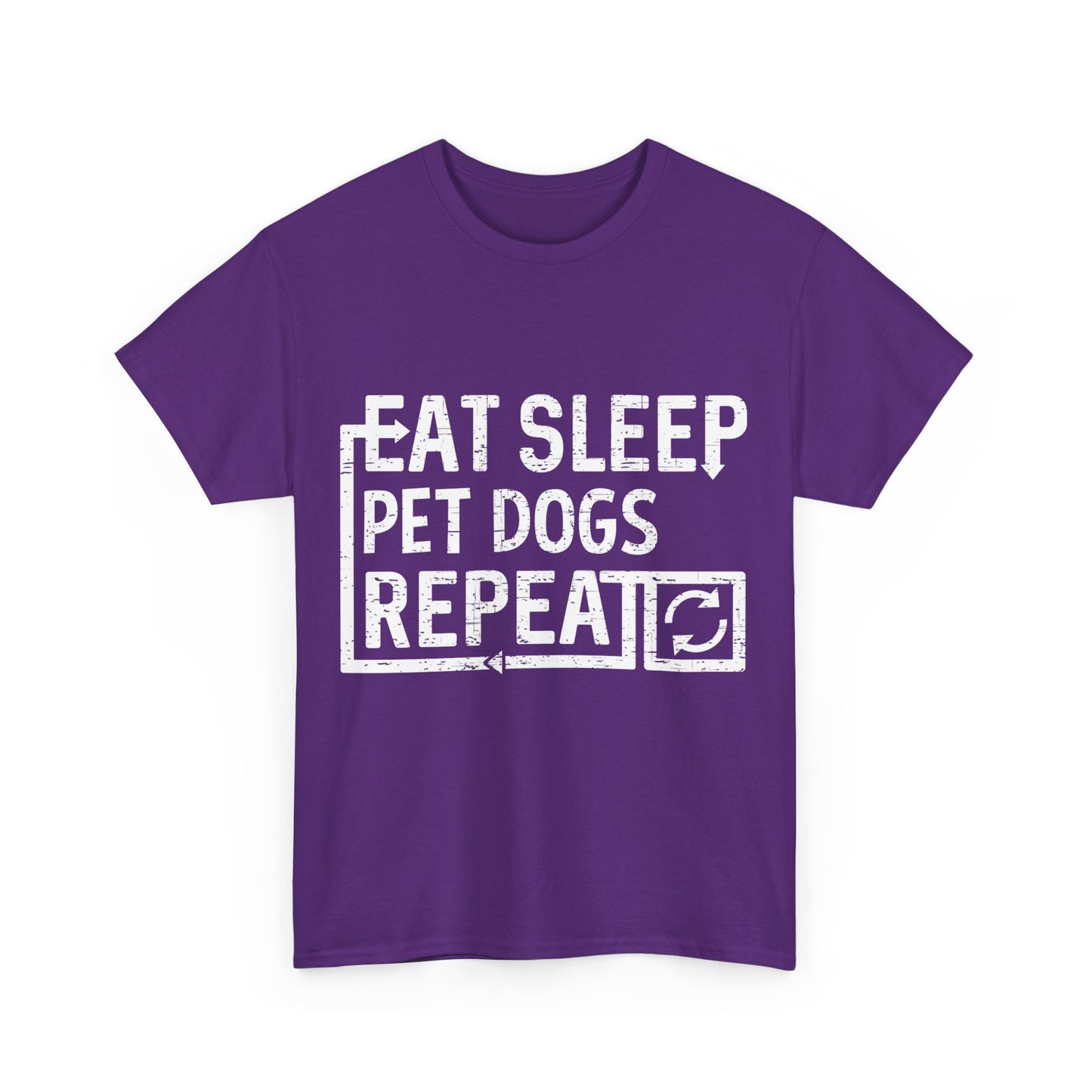 Eat Sleep Pet Dogs Unisex Graphic T-Shirt, Sizes S-5XL