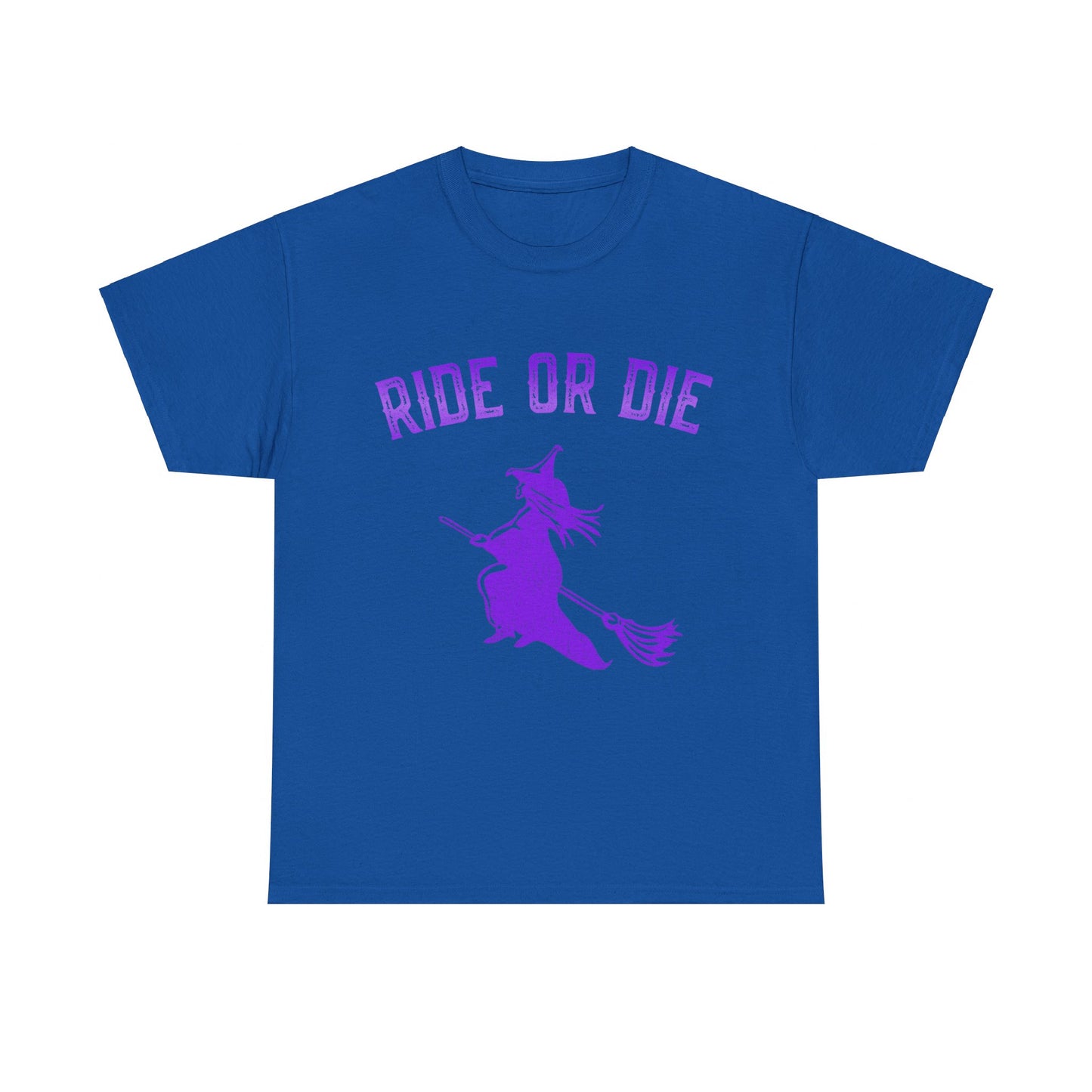 Ride or Die Witch Unisex Graphic T-Shirt, Sizes S-5XL