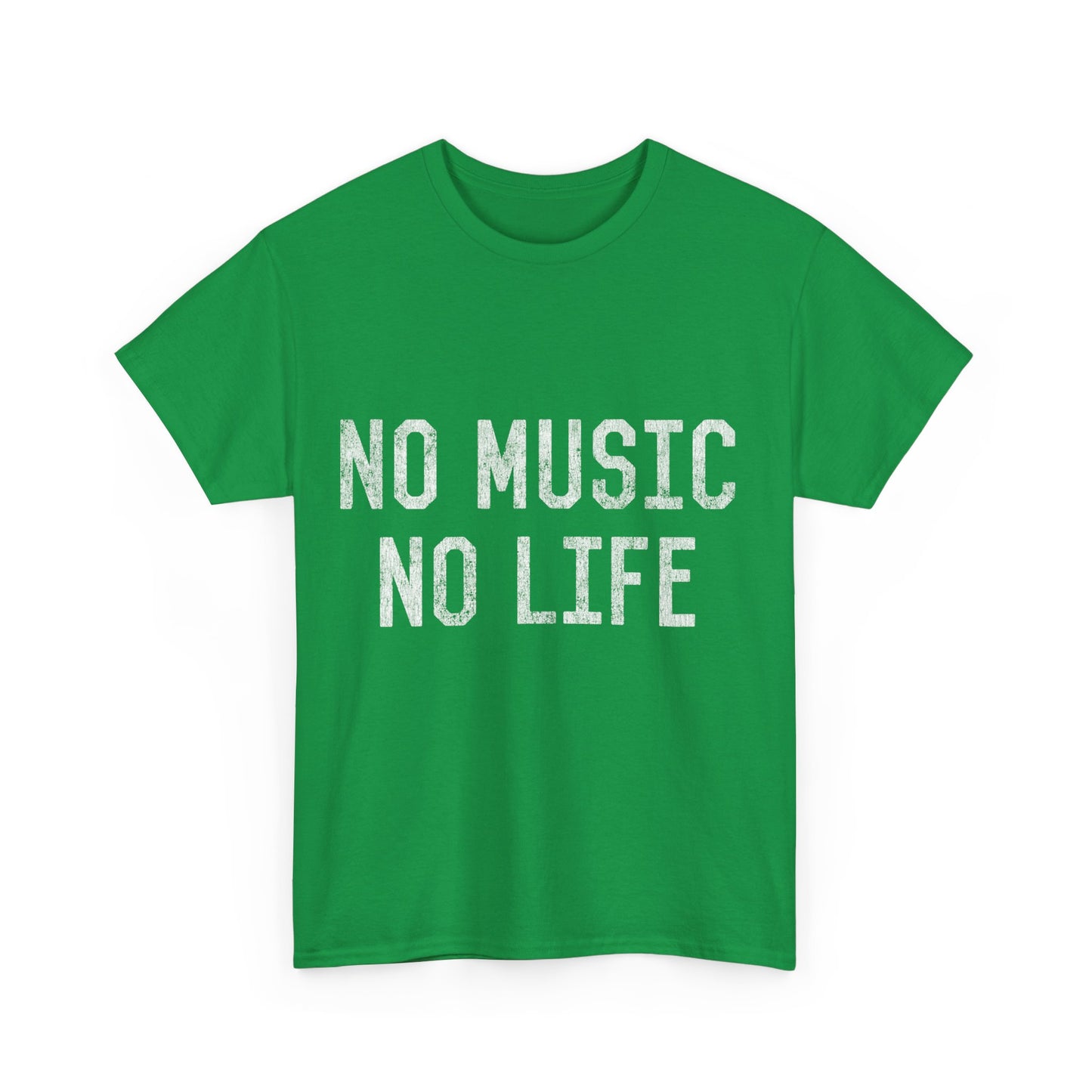 Retro No Music No Life Unisex Graphic T-Shirt, Sizes S-5XL