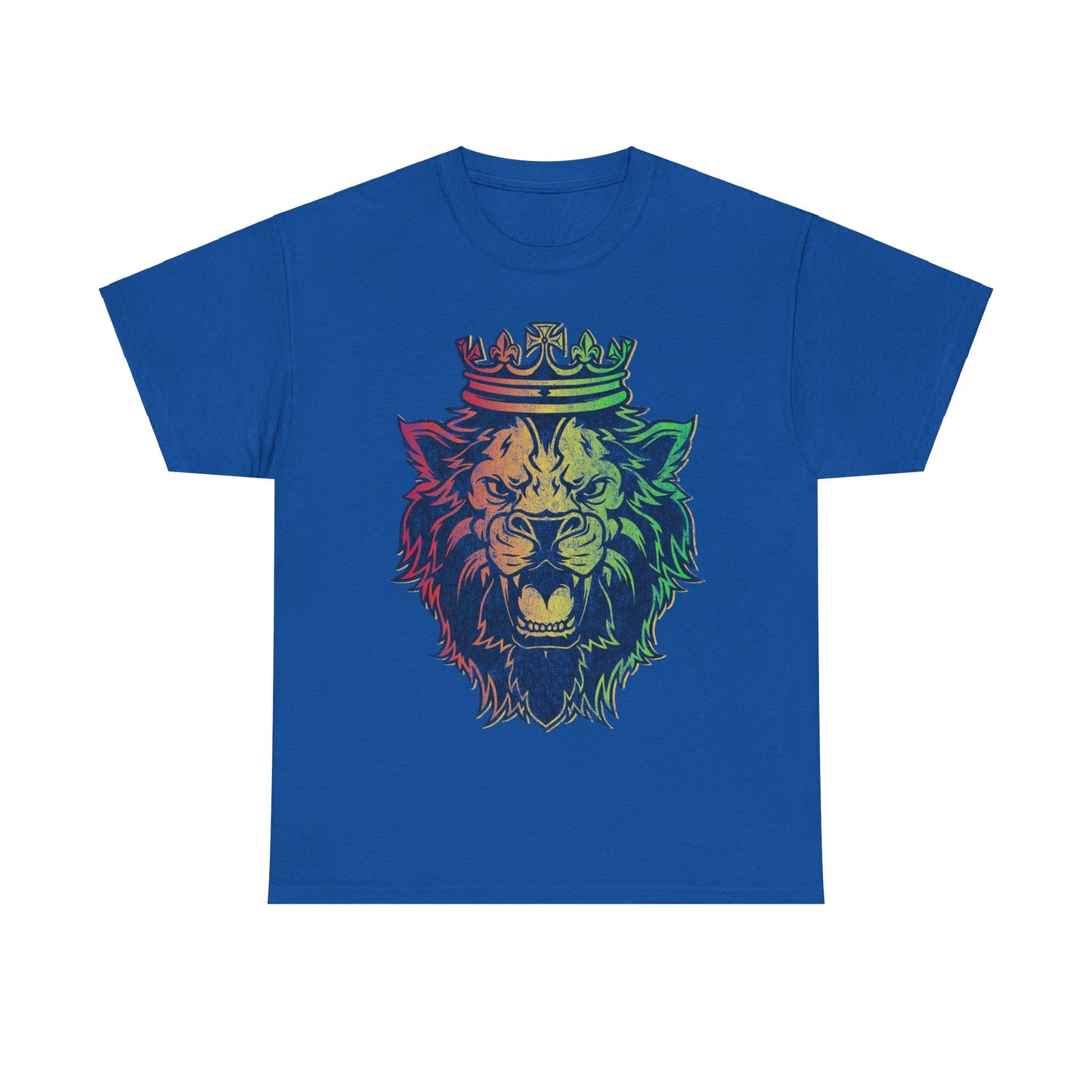 Retro Lion of Judah Rastafarian Unisex Graphic T-Shirt, Sizes S-5XL